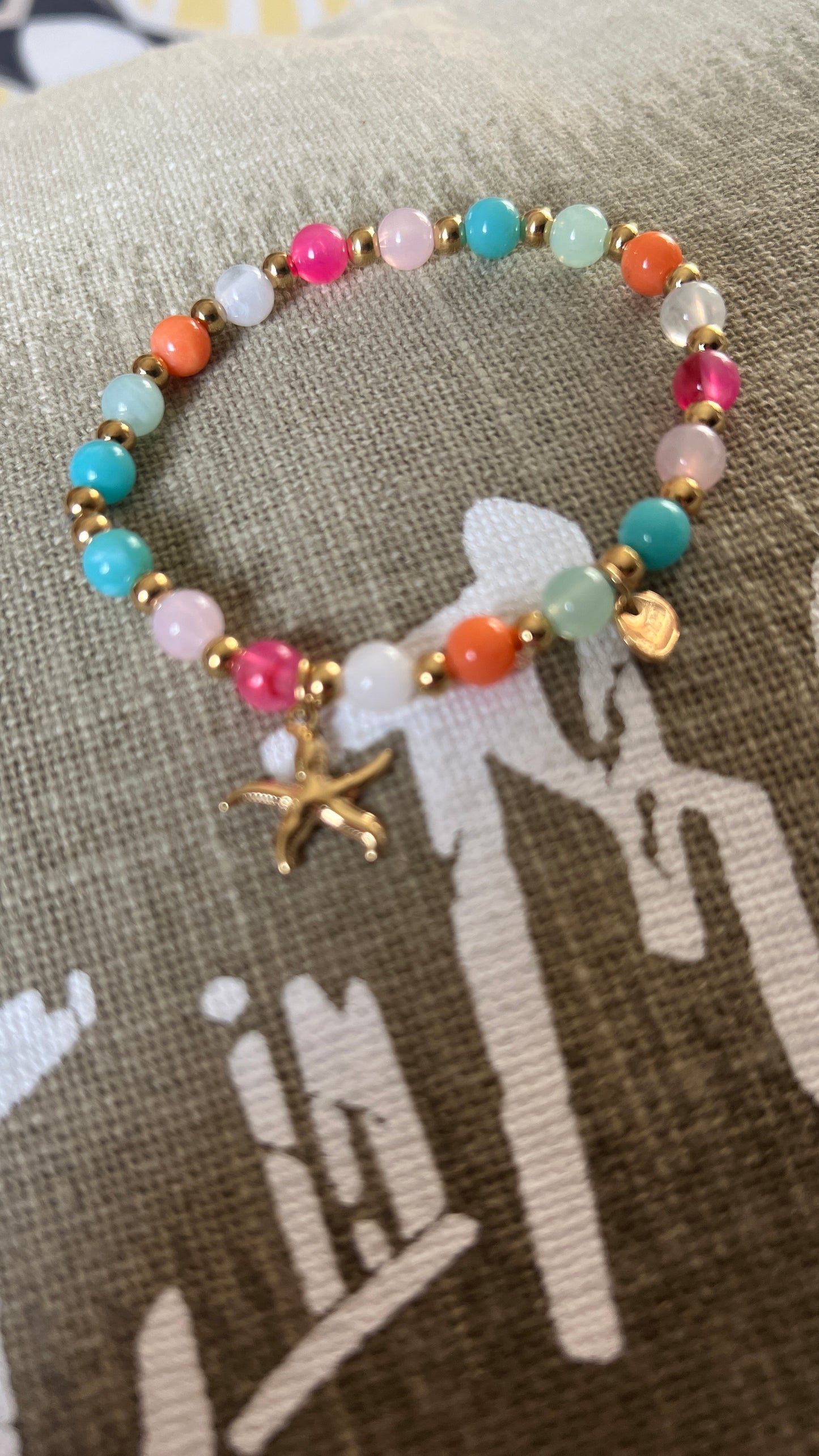 BRACELET PERLES "MEDAILLONS"