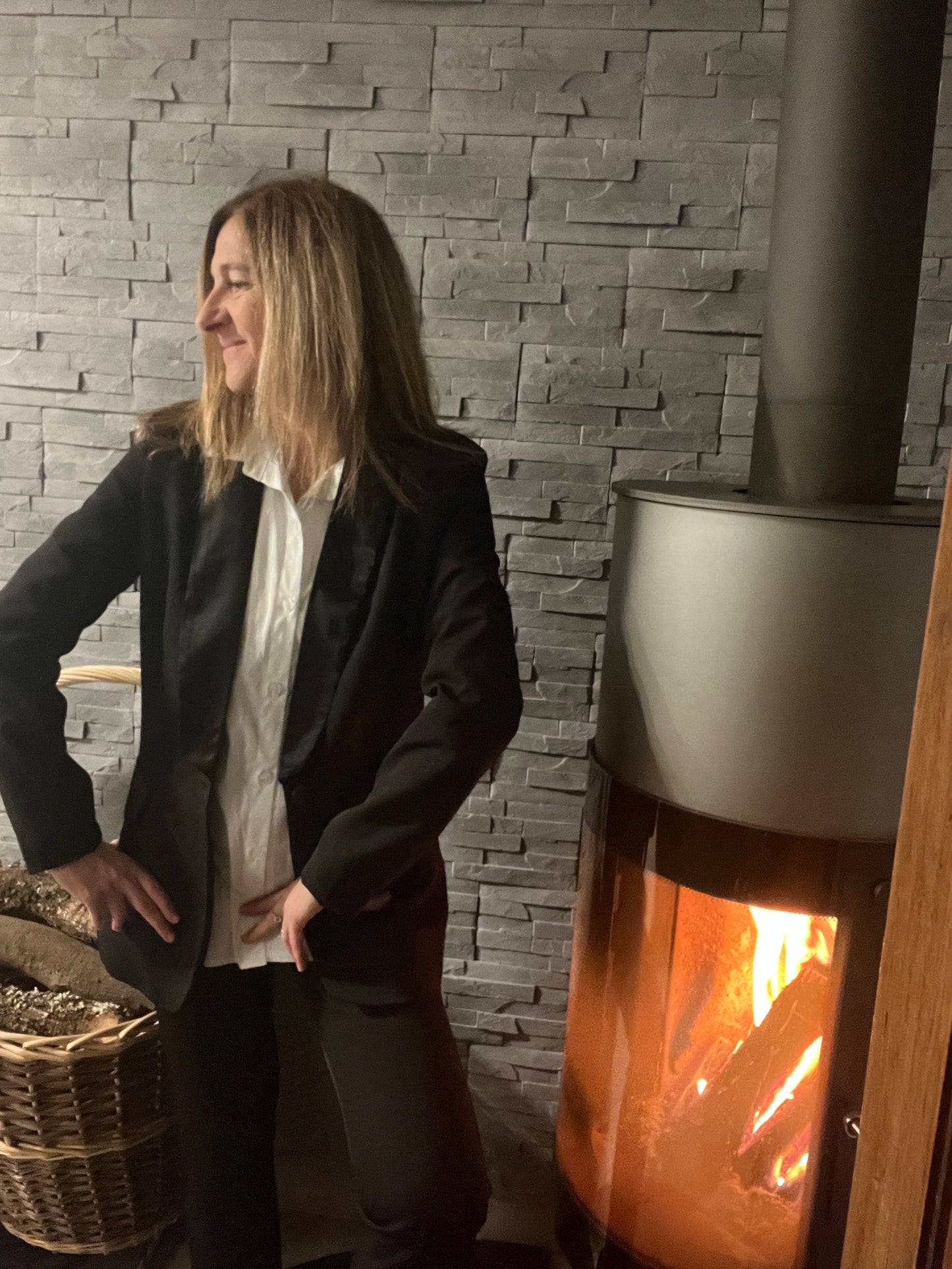 BLAZER NOIR DE SMOCKING