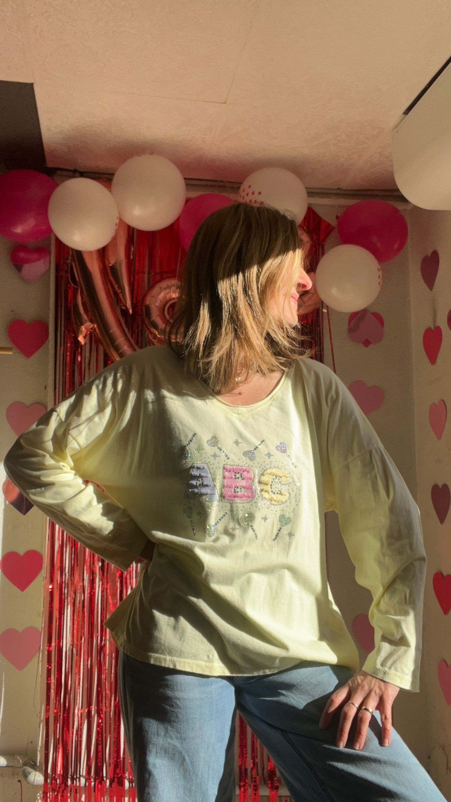 TEE-SHIRT MANCHES LONGUES "ABC"