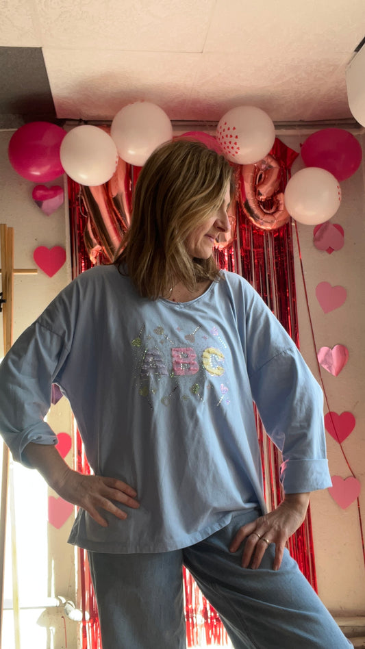 TEE-SHIRT MANCHES LONGUES "ABC"