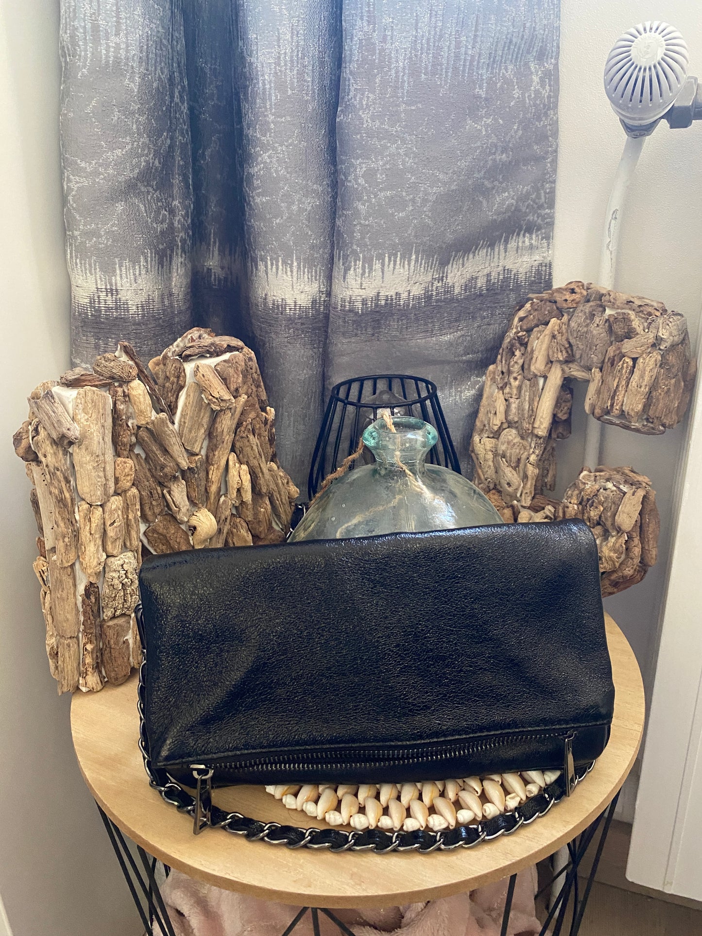 Pochette noir "Nina"
