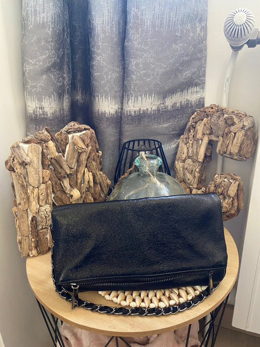 Pochette noir "Nina"