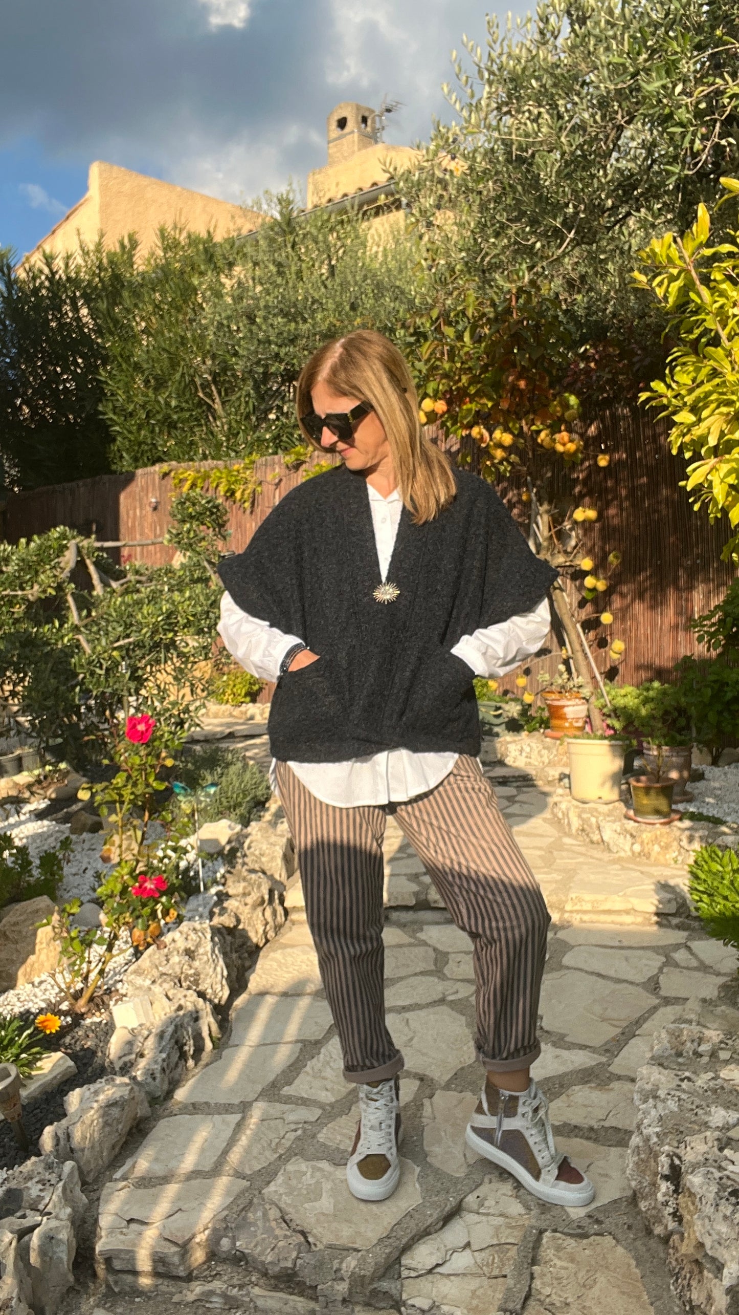 VESTE MANCHES COURTES "SOLEIL"