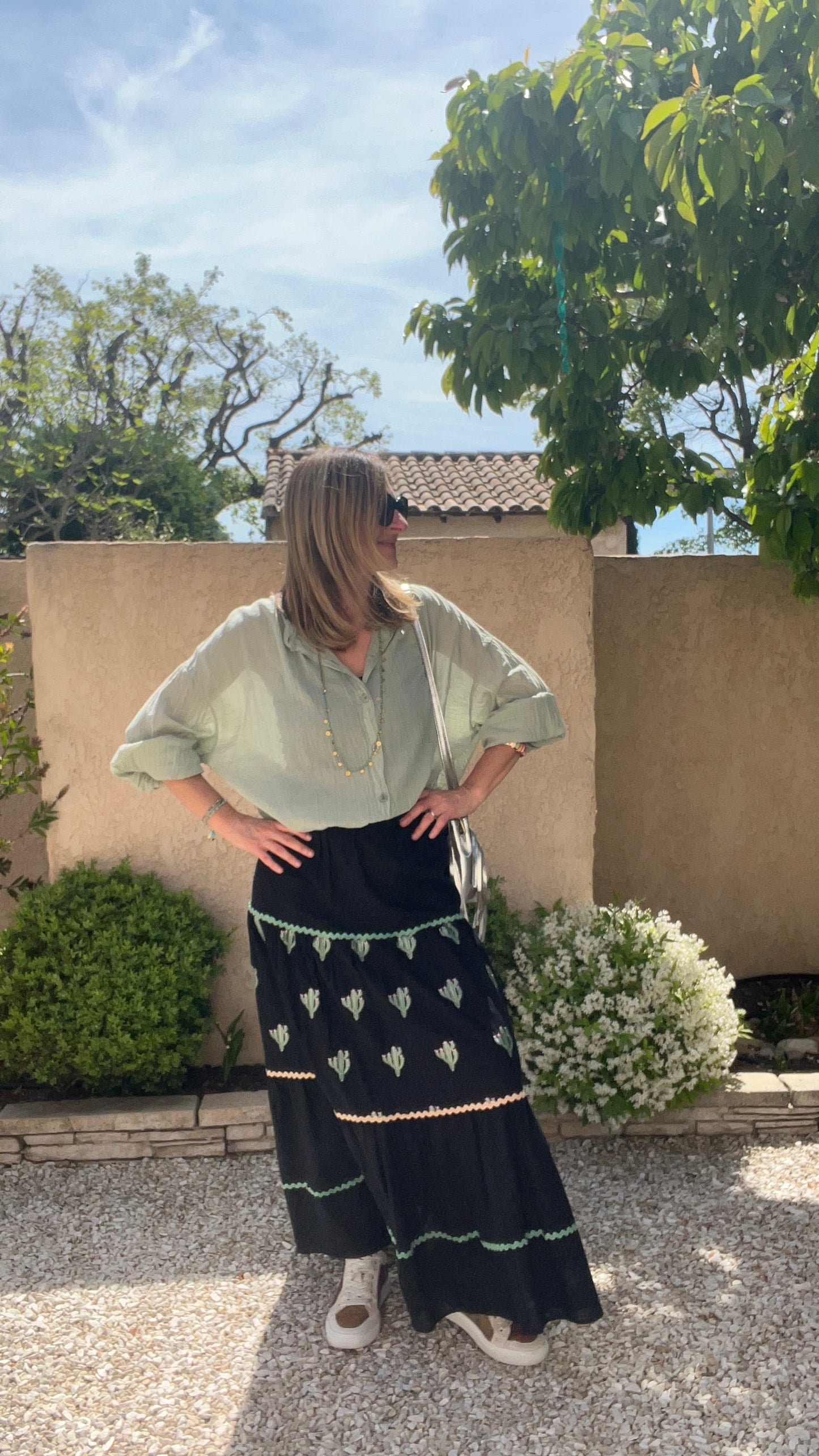 JUPE LONGUE NOIR BOHEME