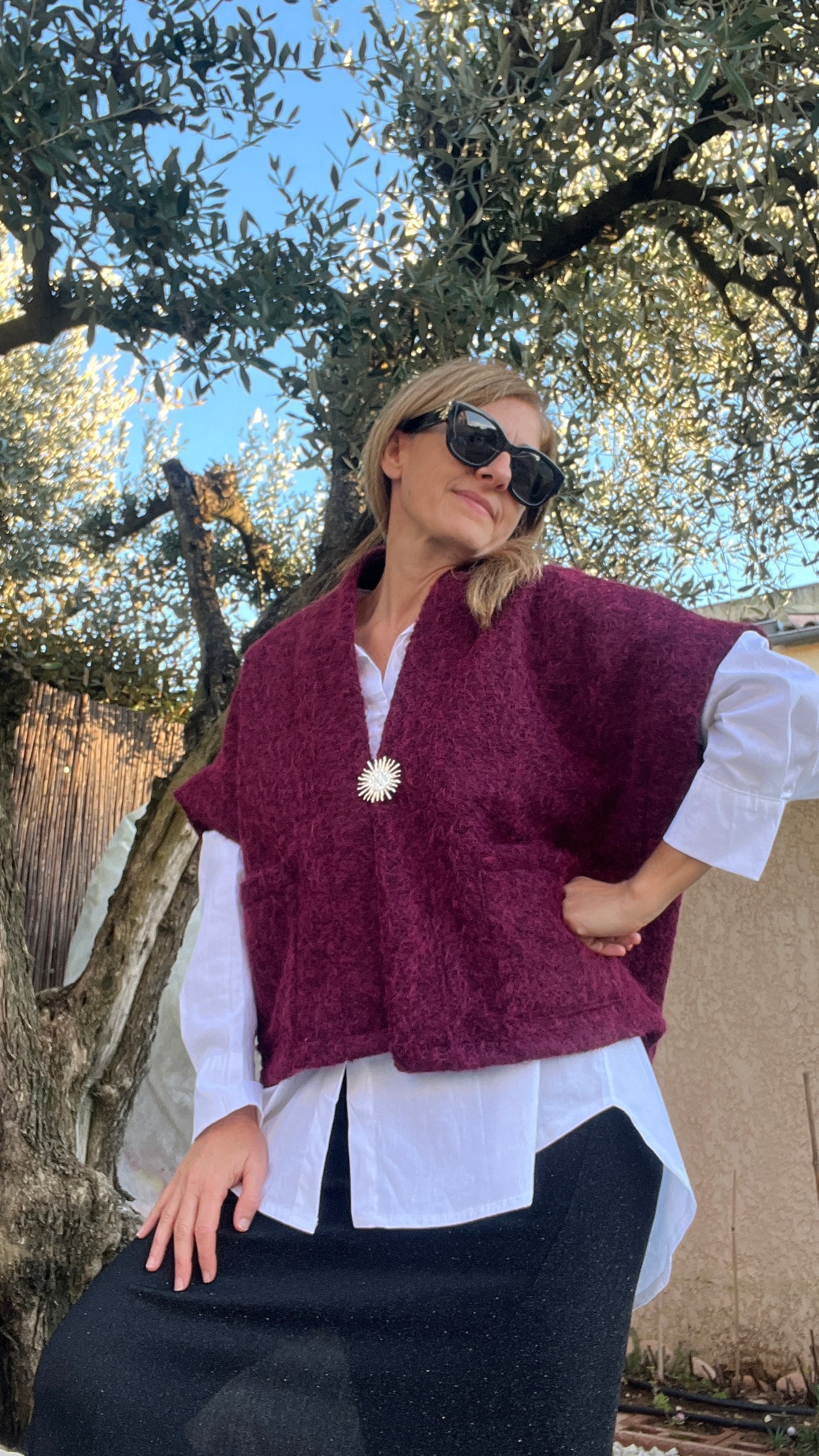 VESTE MANCHES COURTES "SOLEIL"