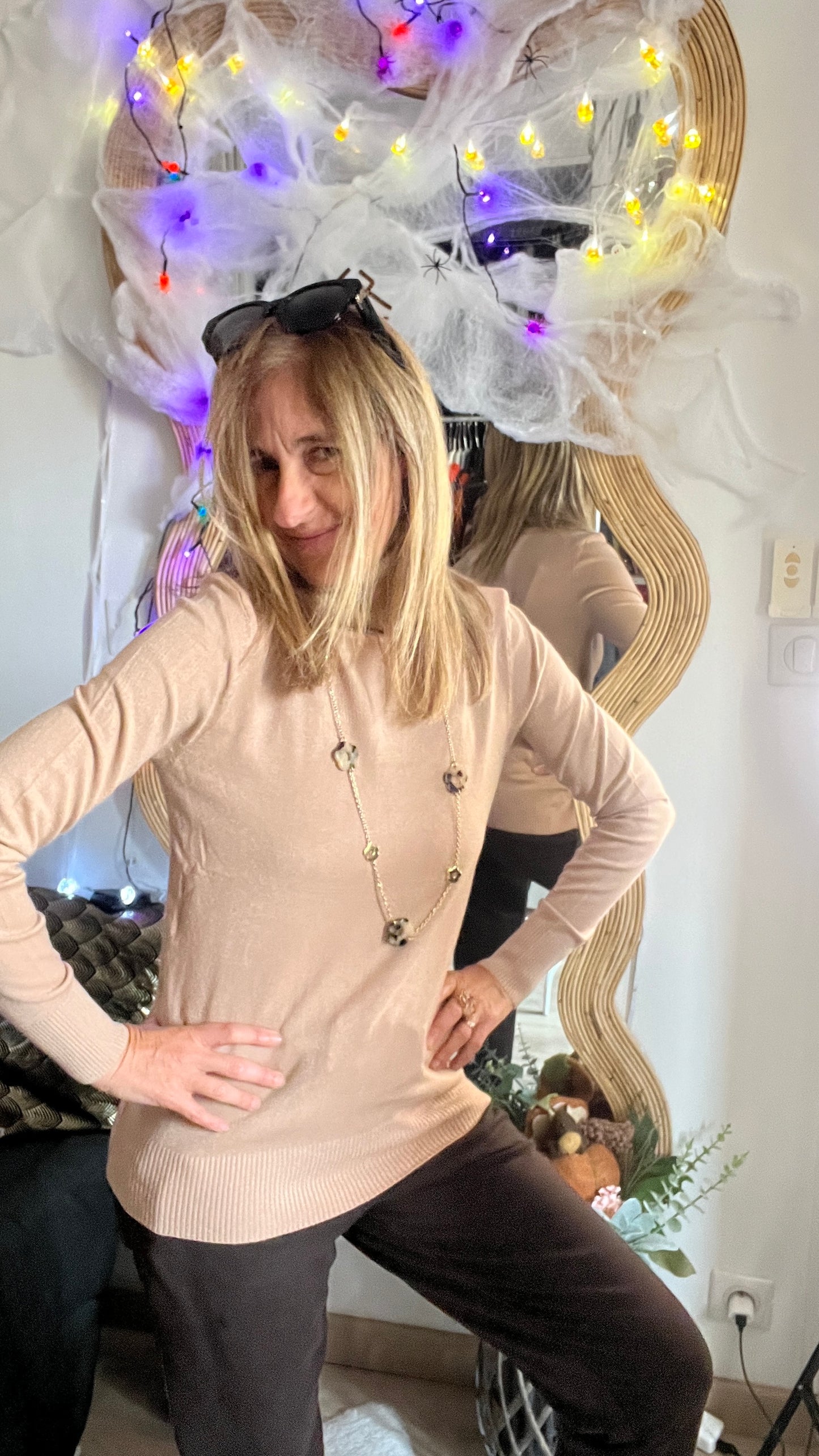 PULL COL ROULE  «MAYA»