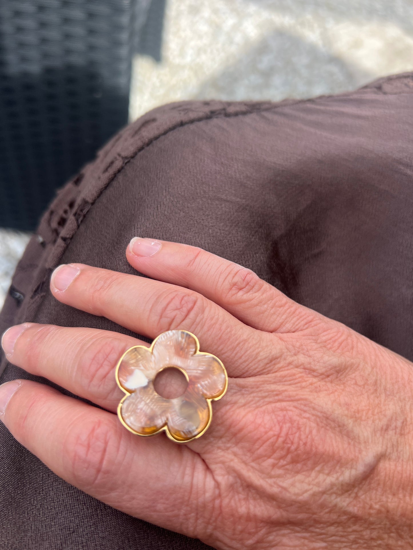 BAGUE FLEUR