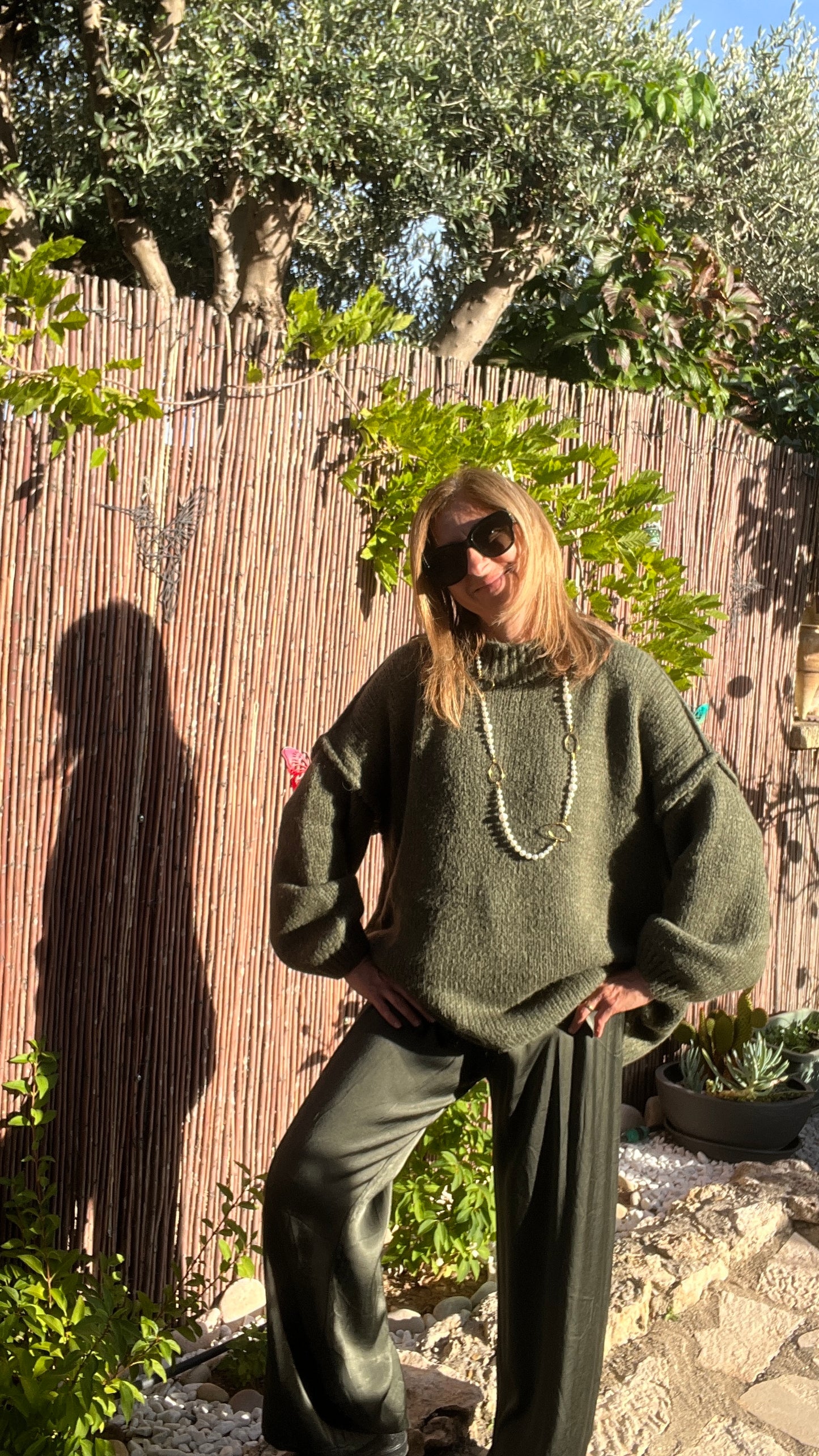 PULL KAKI OVERSIZE « EDEN »