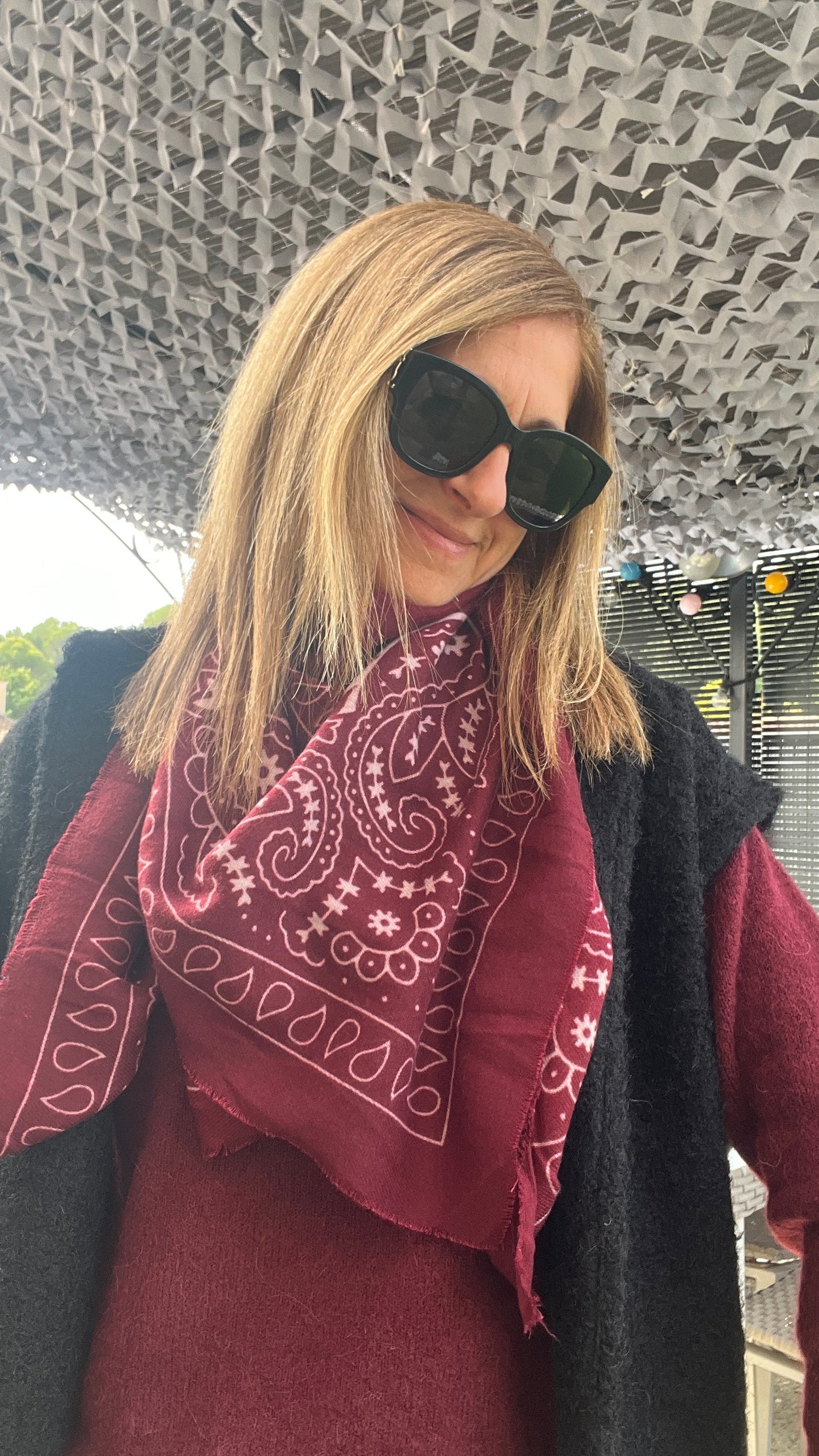 FOULARD GRAND CARRE "BANDANA"