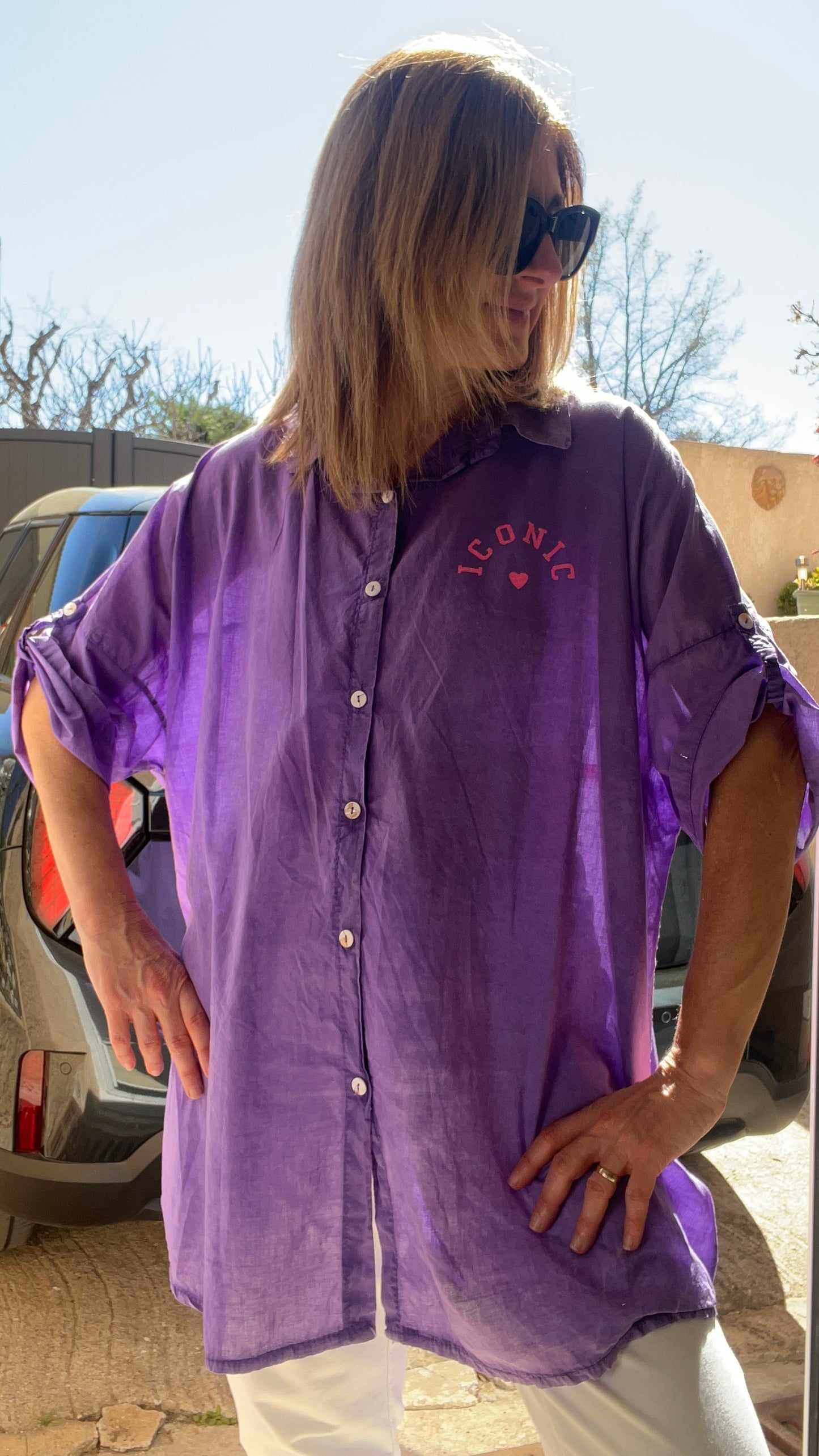 TUNIQUE VIOLETTE ICONIC