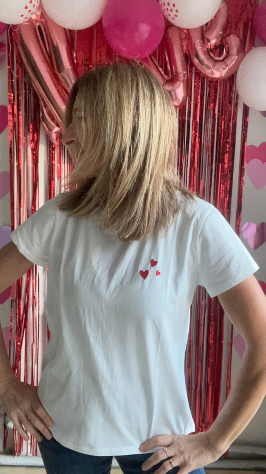 TEE-SHIRT COEUR  "SAINT-VALENTIN"