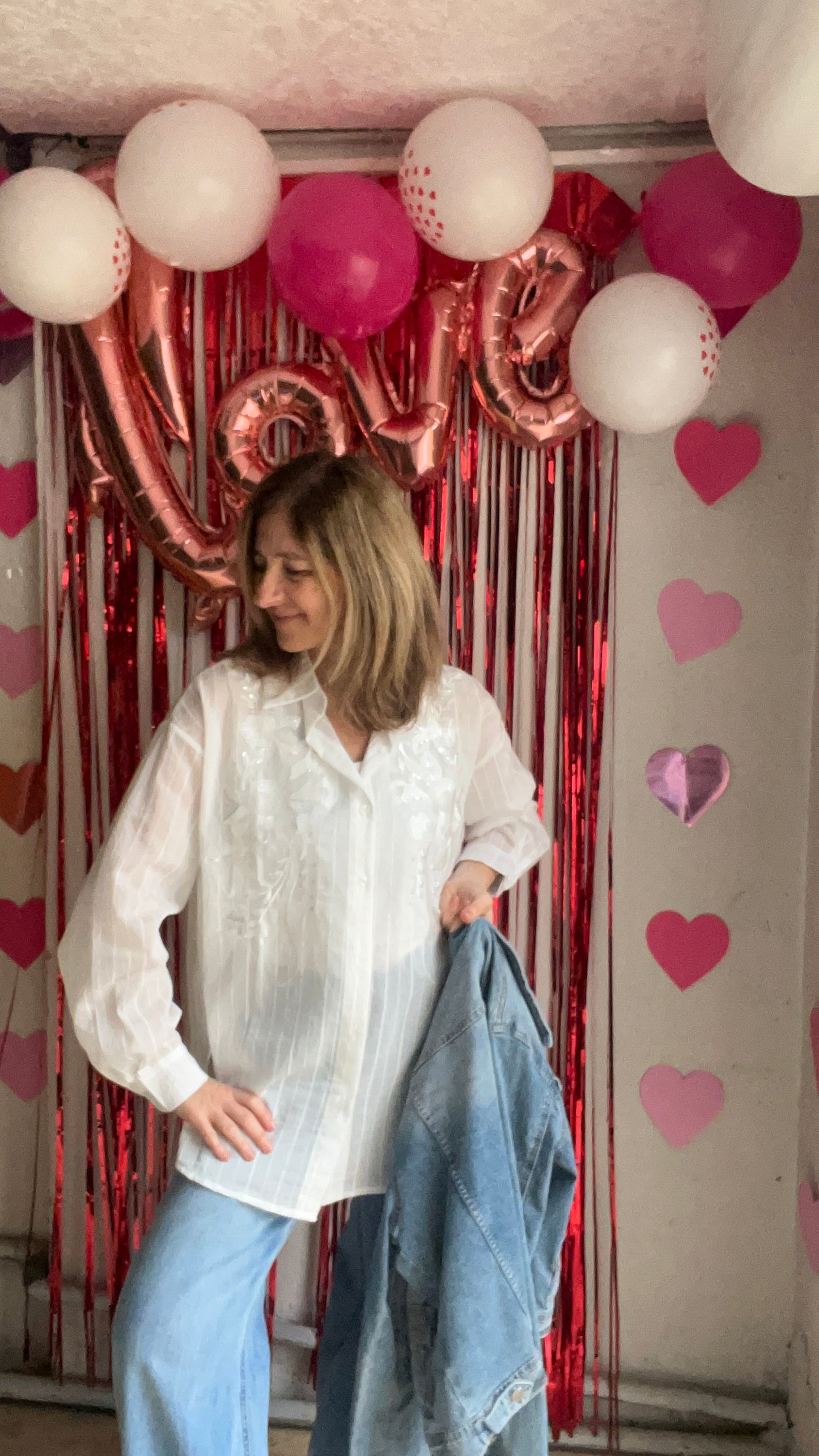 CHEMISIER BRODE & MINIS SEQUINS "ELINA"