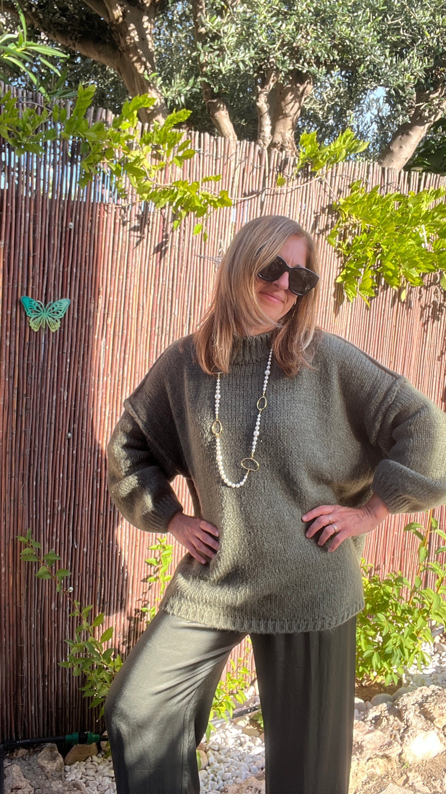 PULL KAKI OVERSIZE « EDEN »
