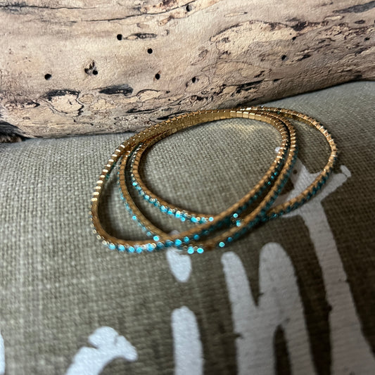 BRACELET ELASTIQUE FIN STRASS