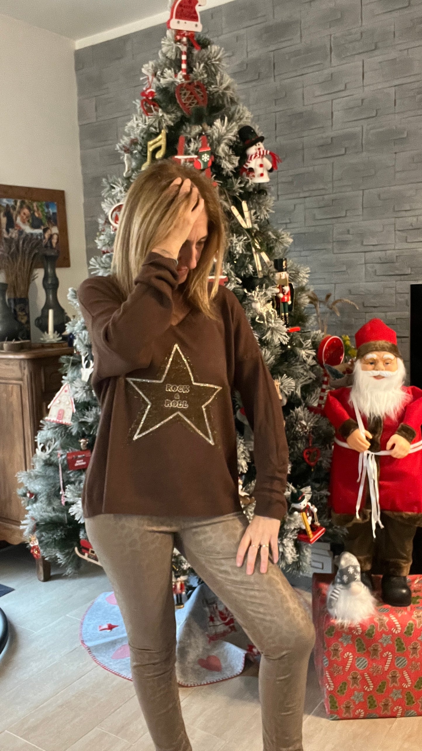 PULL CHOCOLAT "ROCK & ROLL'S"