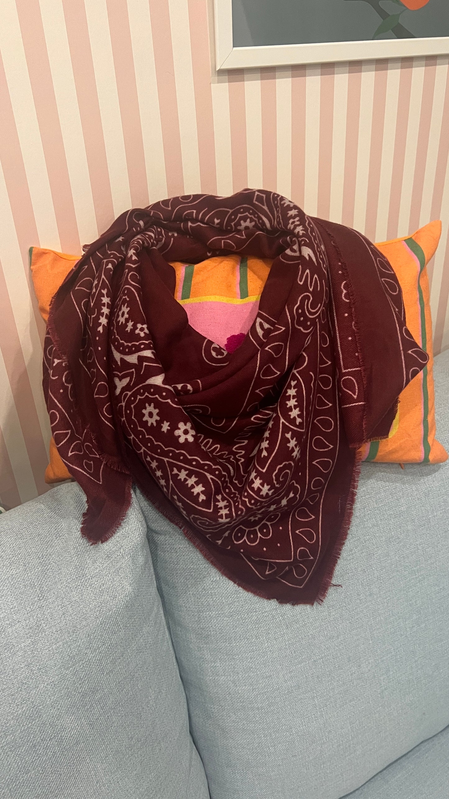 FOULARD GRAND CARRE "BANDANA"