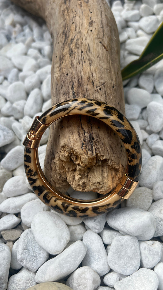 BRACELET LEOPARD AIMANTEE