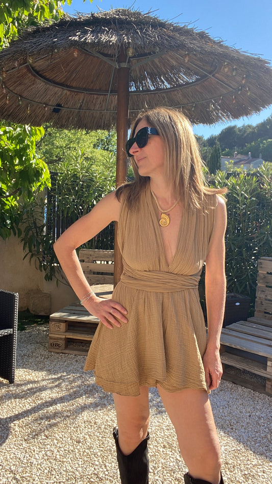 Robe combi-short multi-position "Camel"