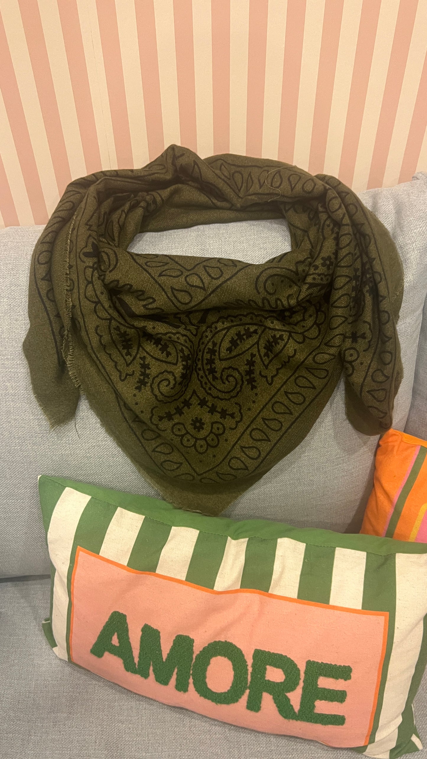 FOULARD GRAND CARRE "BANDANA"