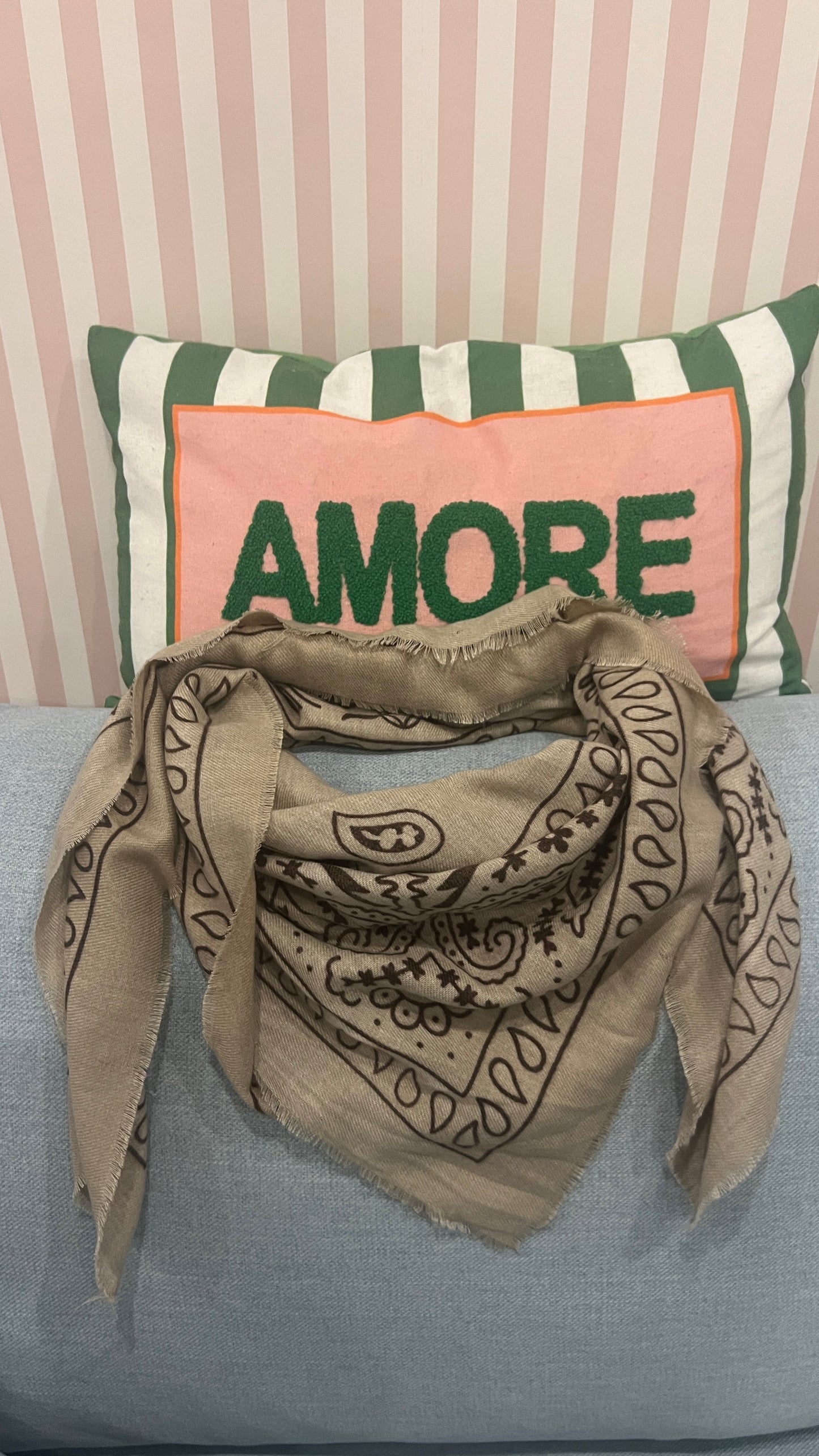 FOULARD GRAND CARRE "BANDANA"