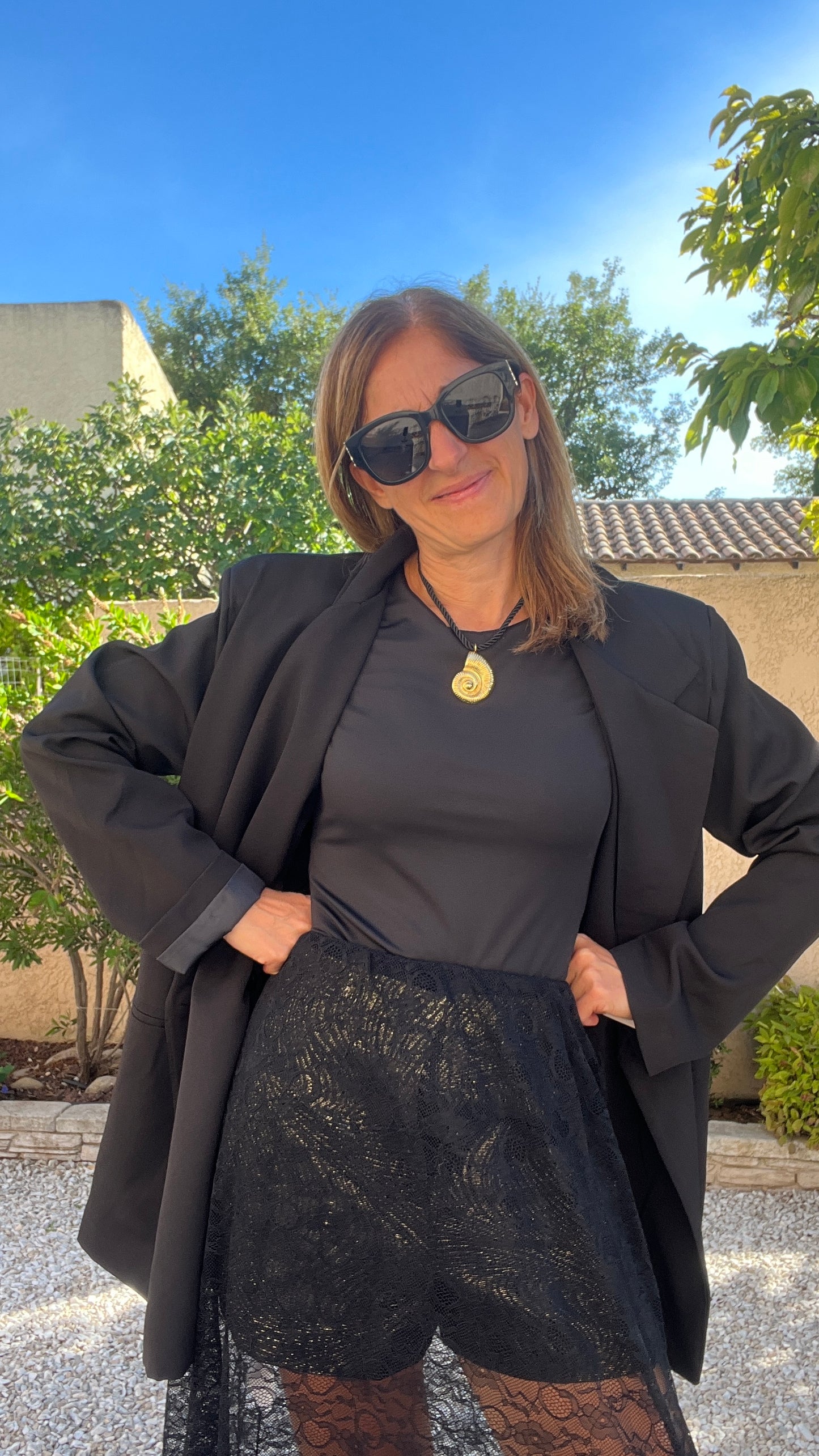 BODY MANCHES LONGUES "NOIR DESIR"