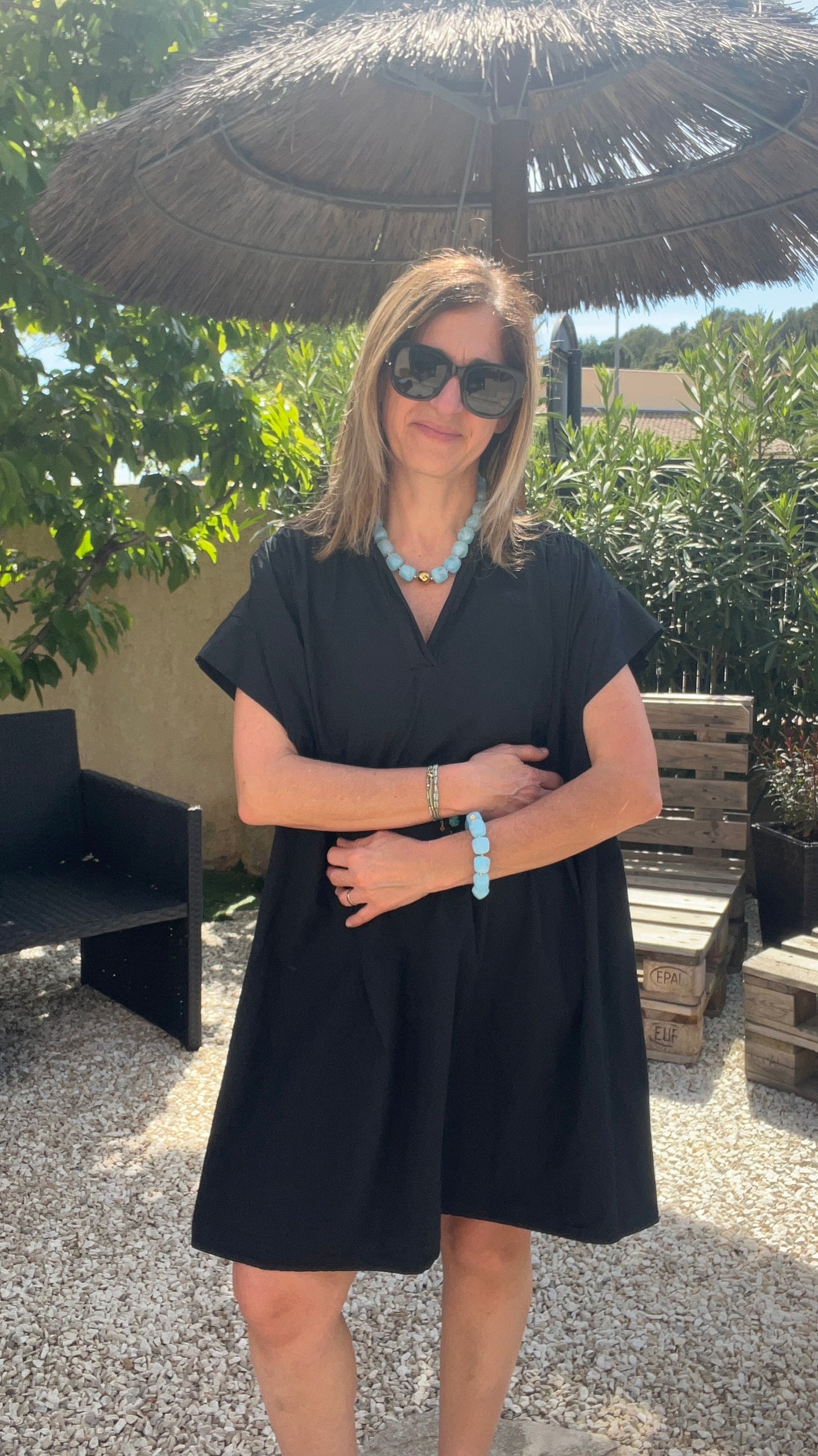 ROBE NOIRE LINA