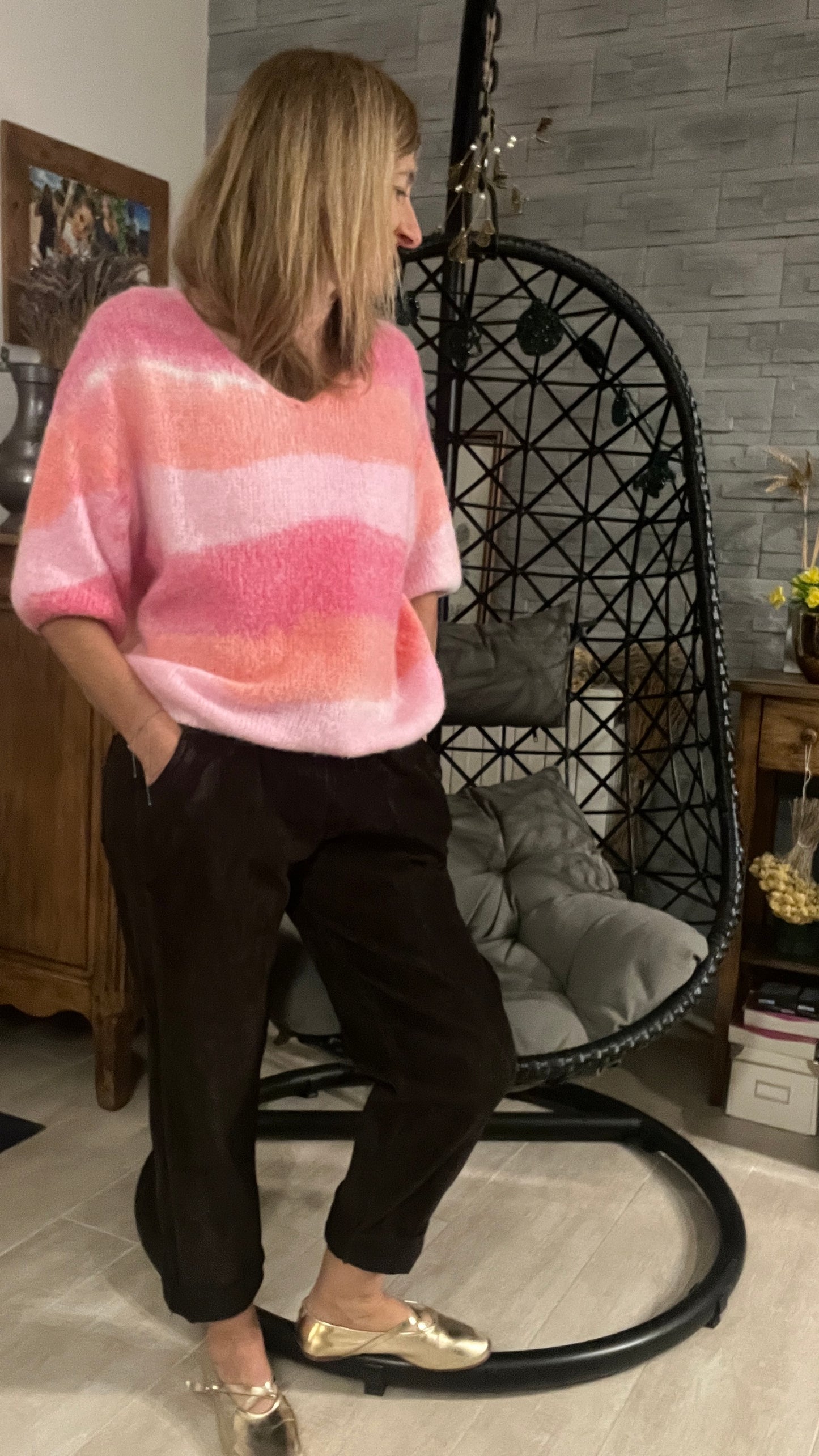 PANTALON VELOURS CHOCOLAT