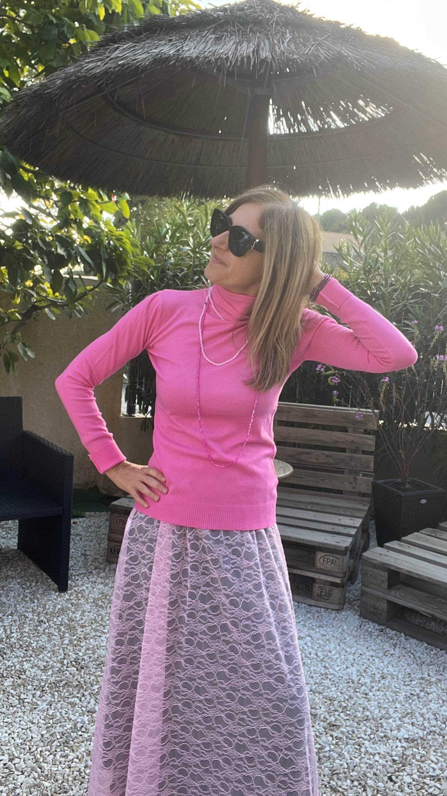 PULL COL ROULE  «MAYA»