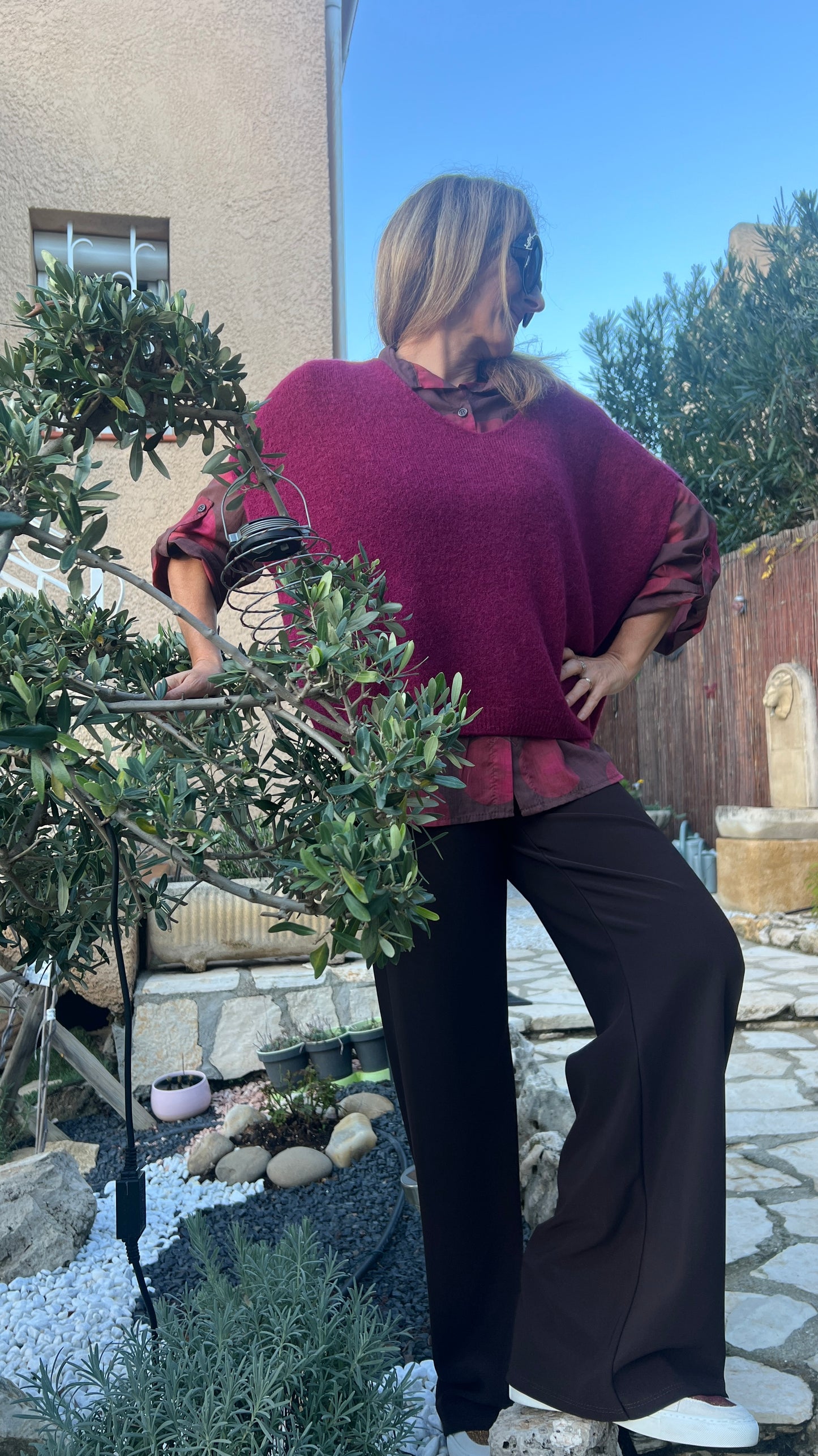 PULL SANS MANCHES "ALPAGA"