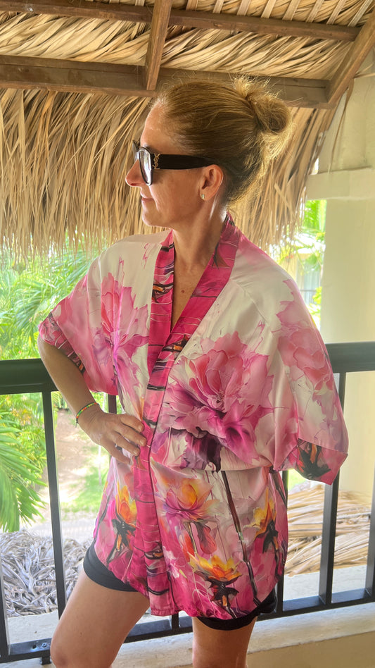 Kimono "rose fuchsia"