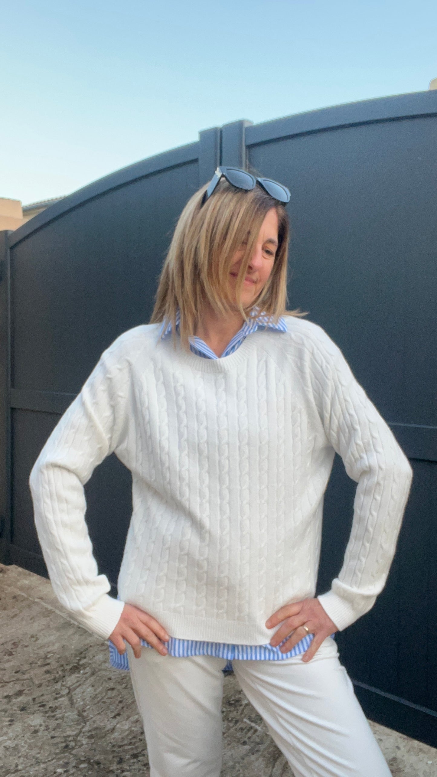 PULL TORSADE PRINTEMPS