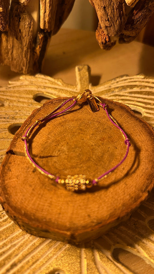 BRACELET CORDONS DOUBLE "HABAHA"