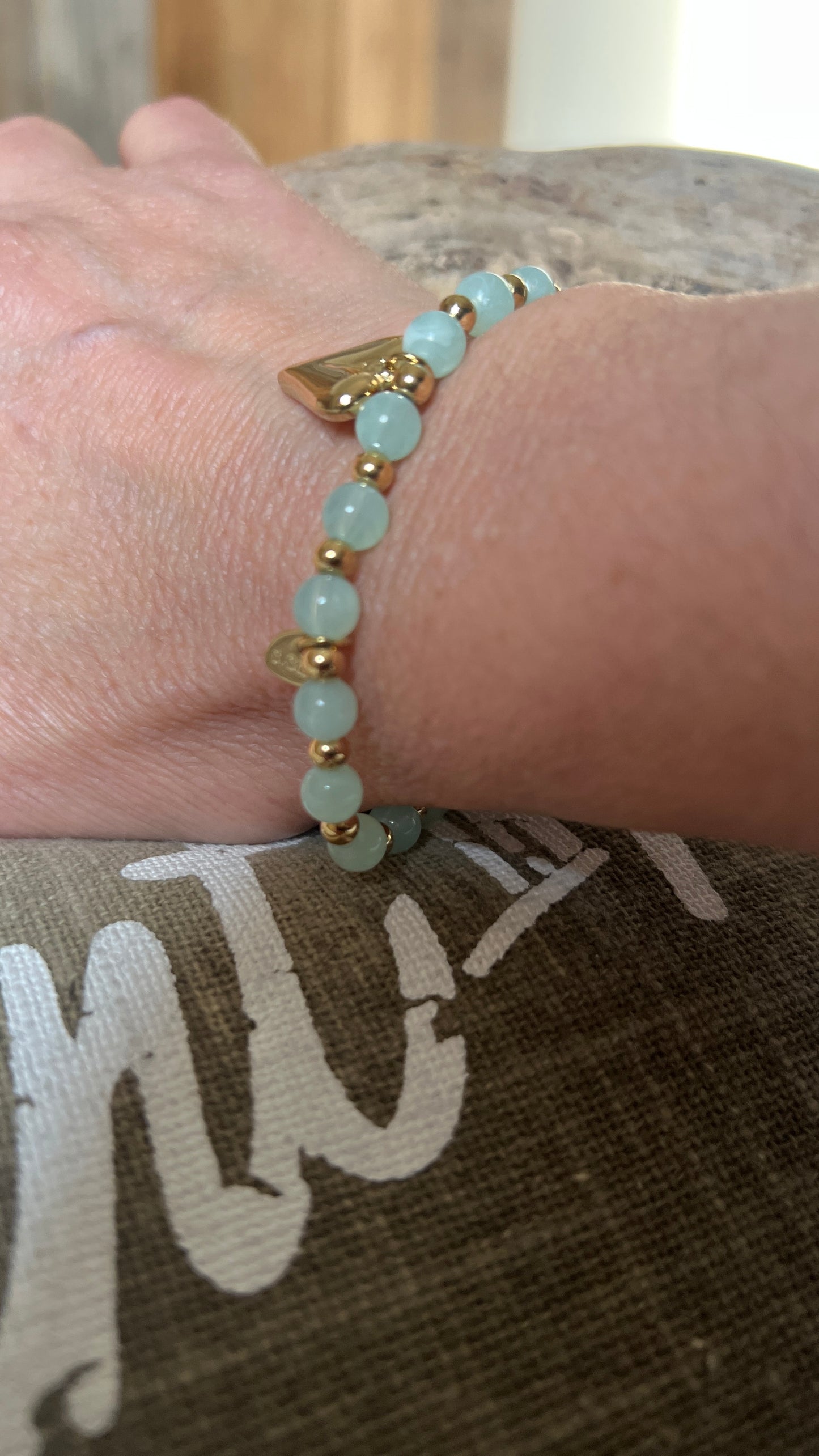 BRACELET PERLES "MEDAILLONS"