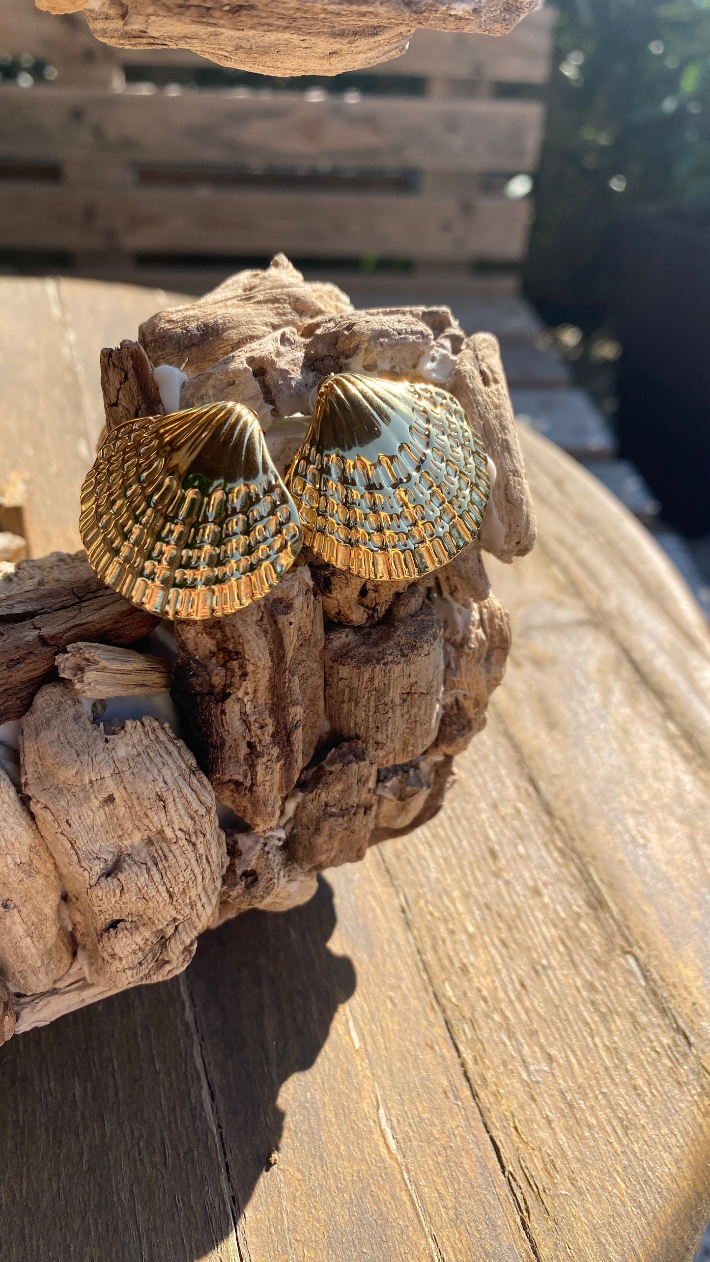 Boucles d'oreilles "Coquillages"