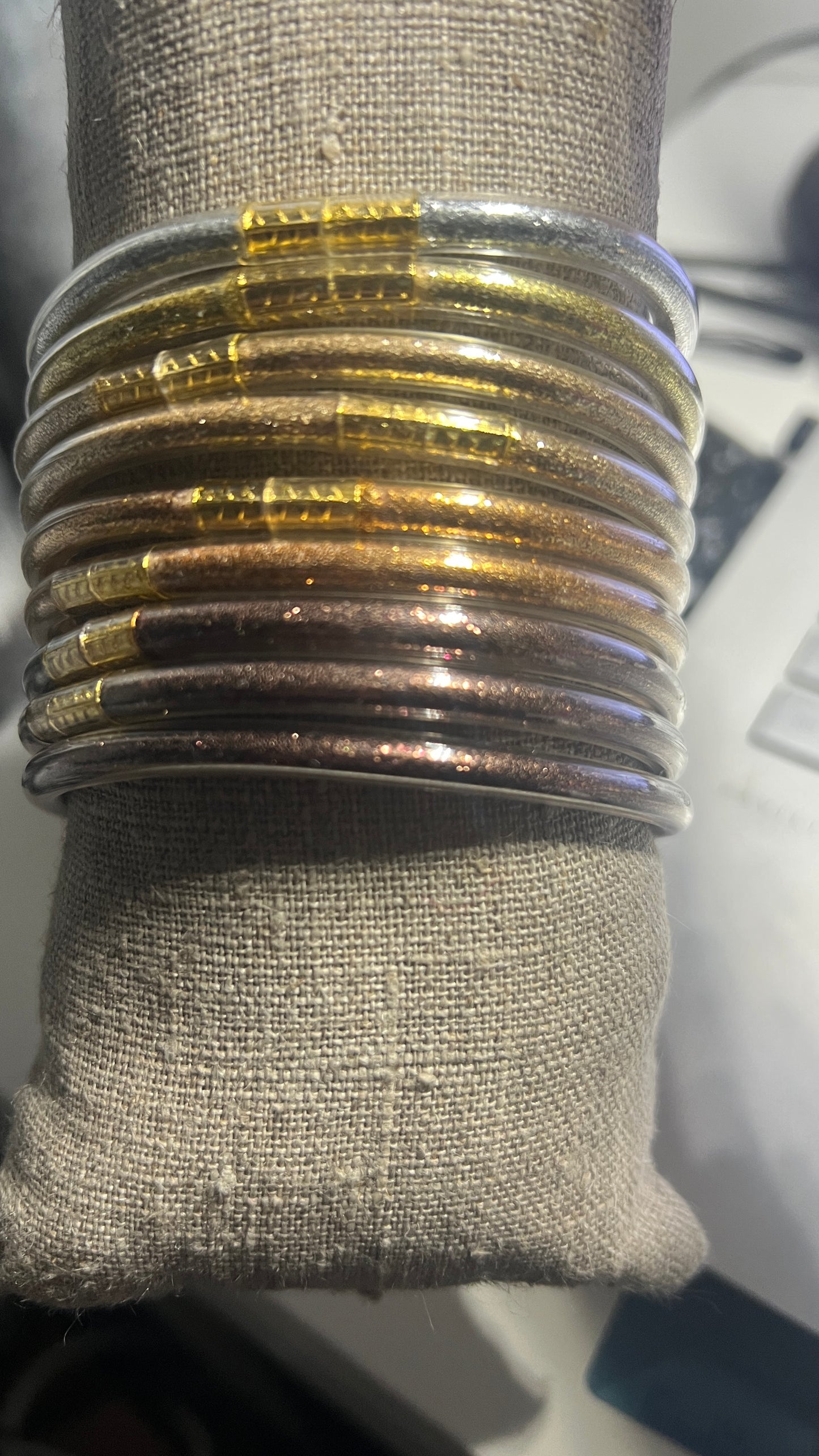 BRACELET FIN PAILLETEE