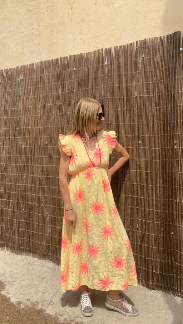 Robe jaune/orange "Soleil"