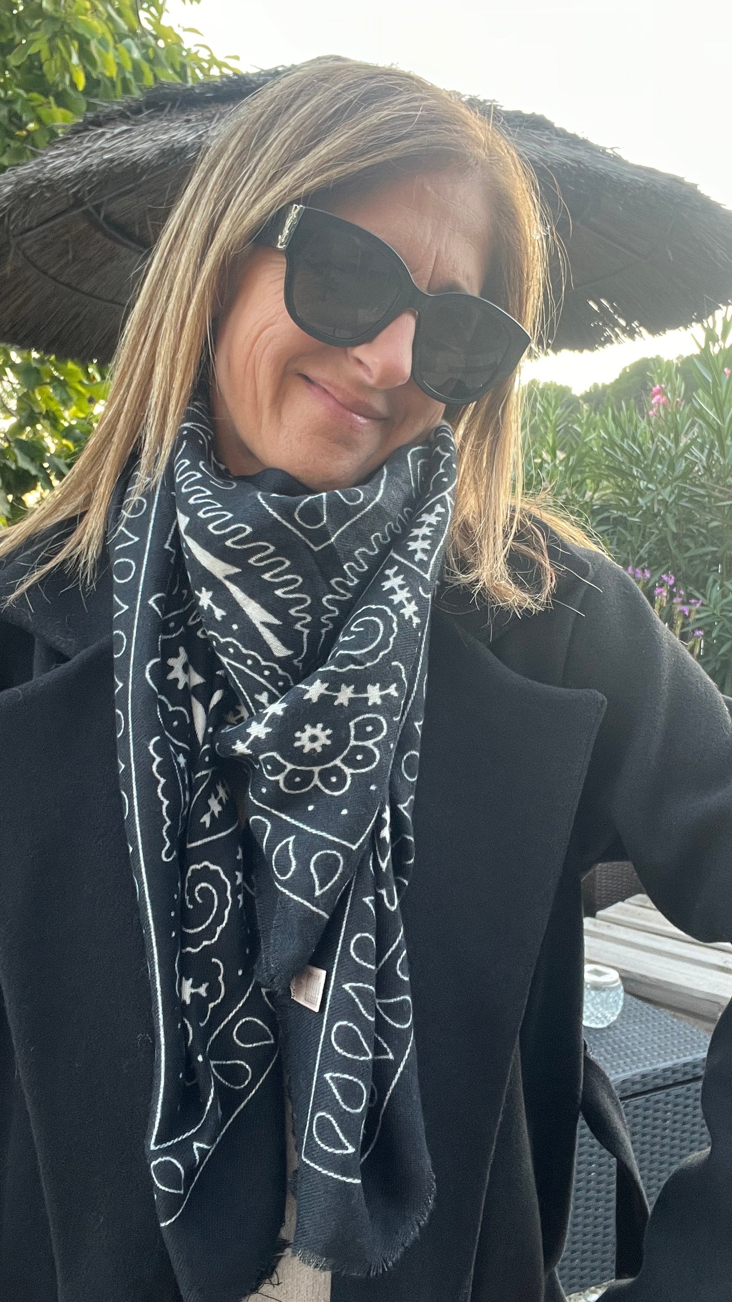 FOULARD GRAND CARRE "BANDANA"