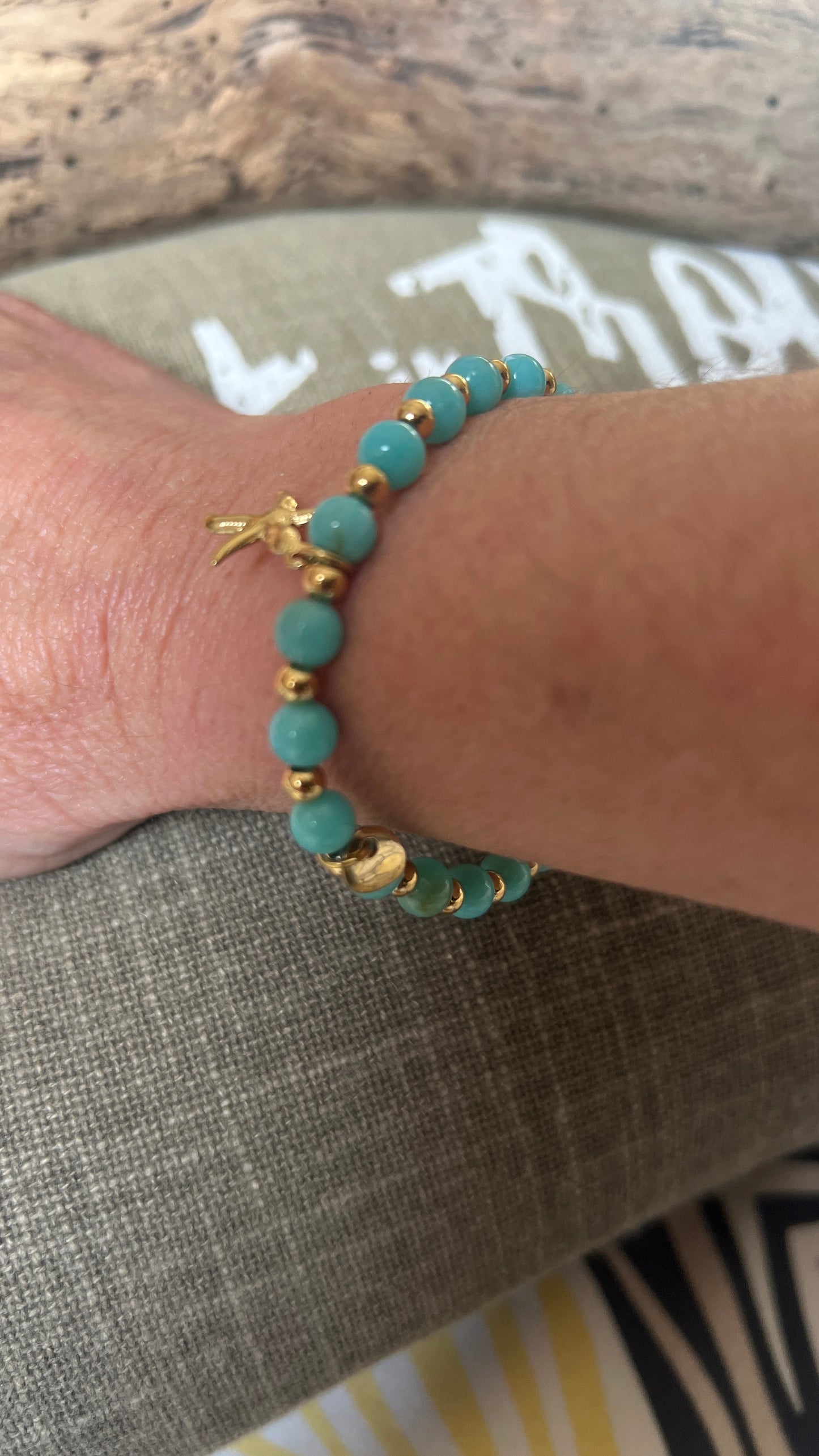 BRACELET PERLES "MEDAILLONS"