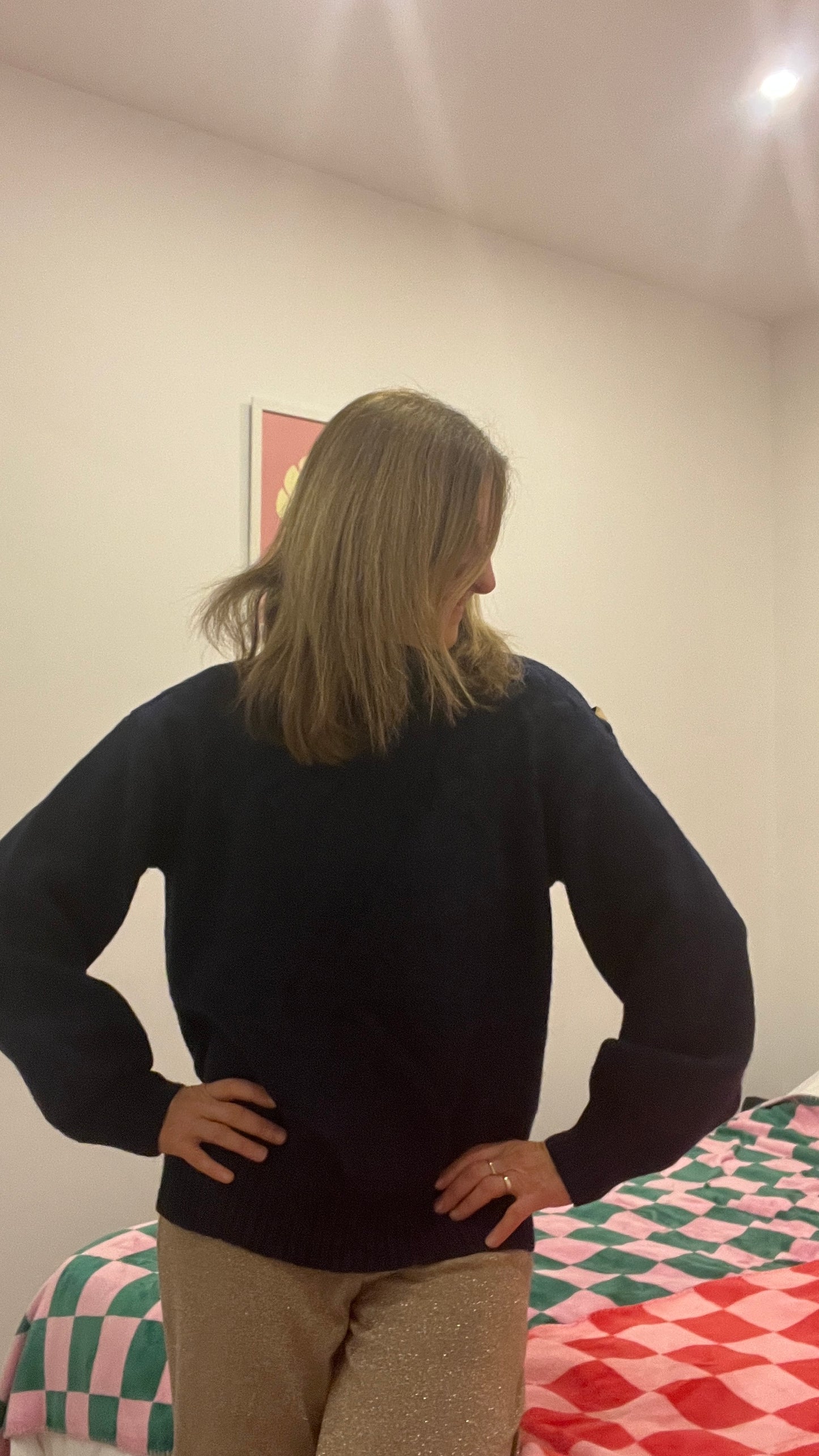 PULL BLEU MARINE TORSADE