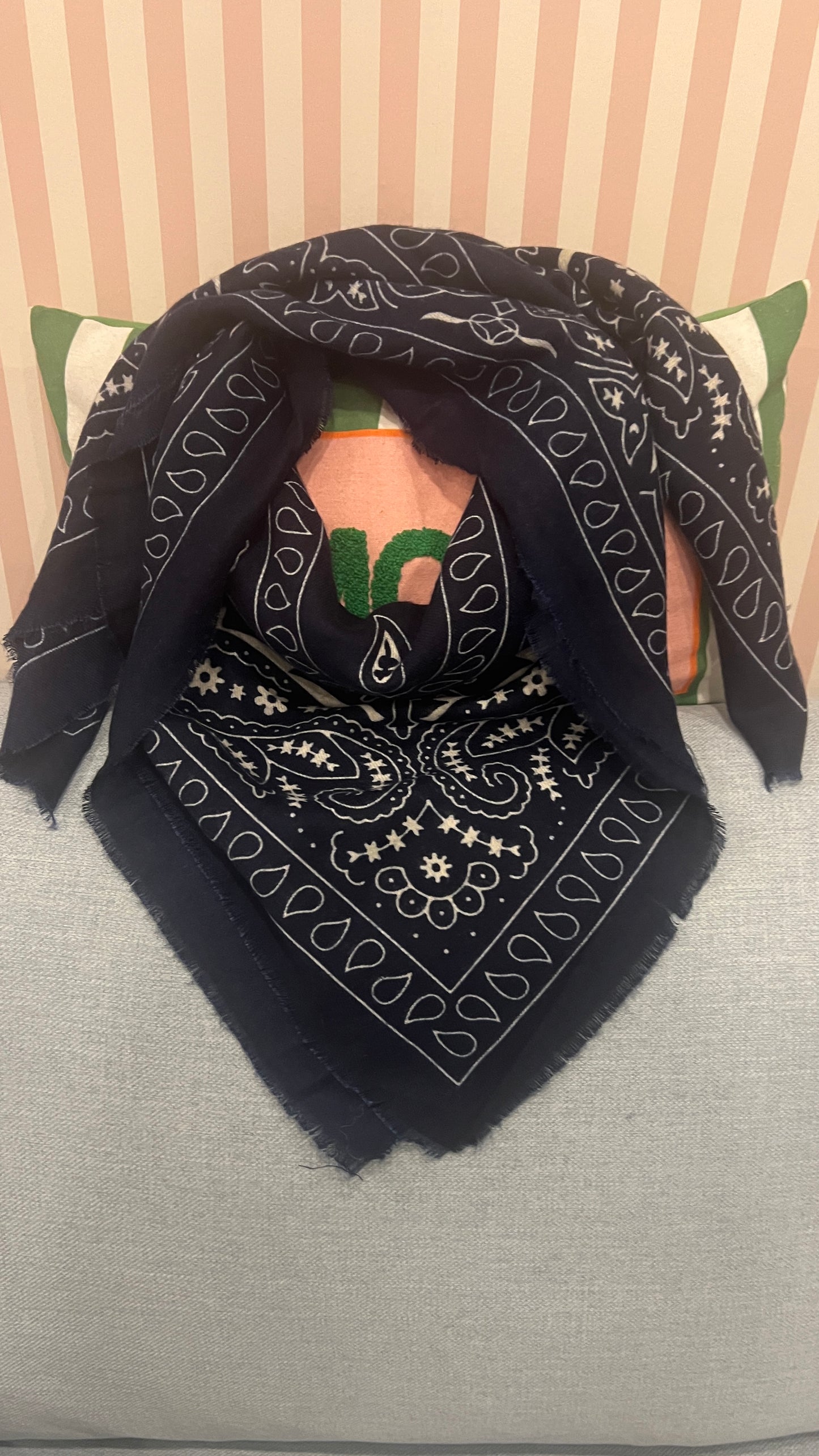 FOULARD GRAND CARRE "BANDANA"