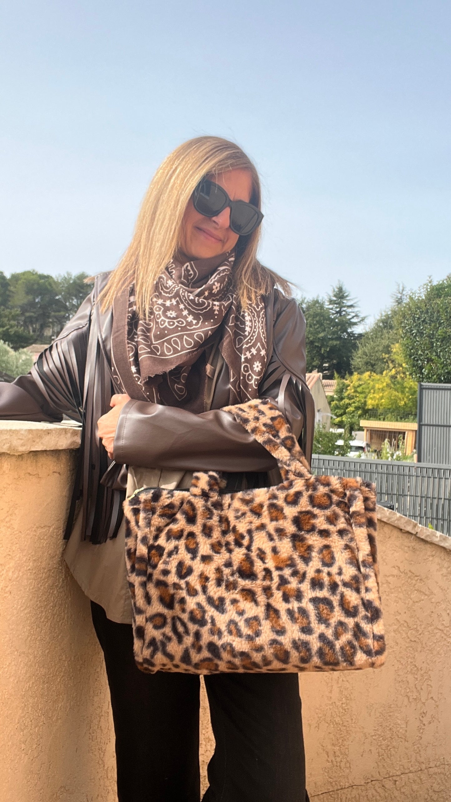 SAC LEOPARD "MOUMOUTE"