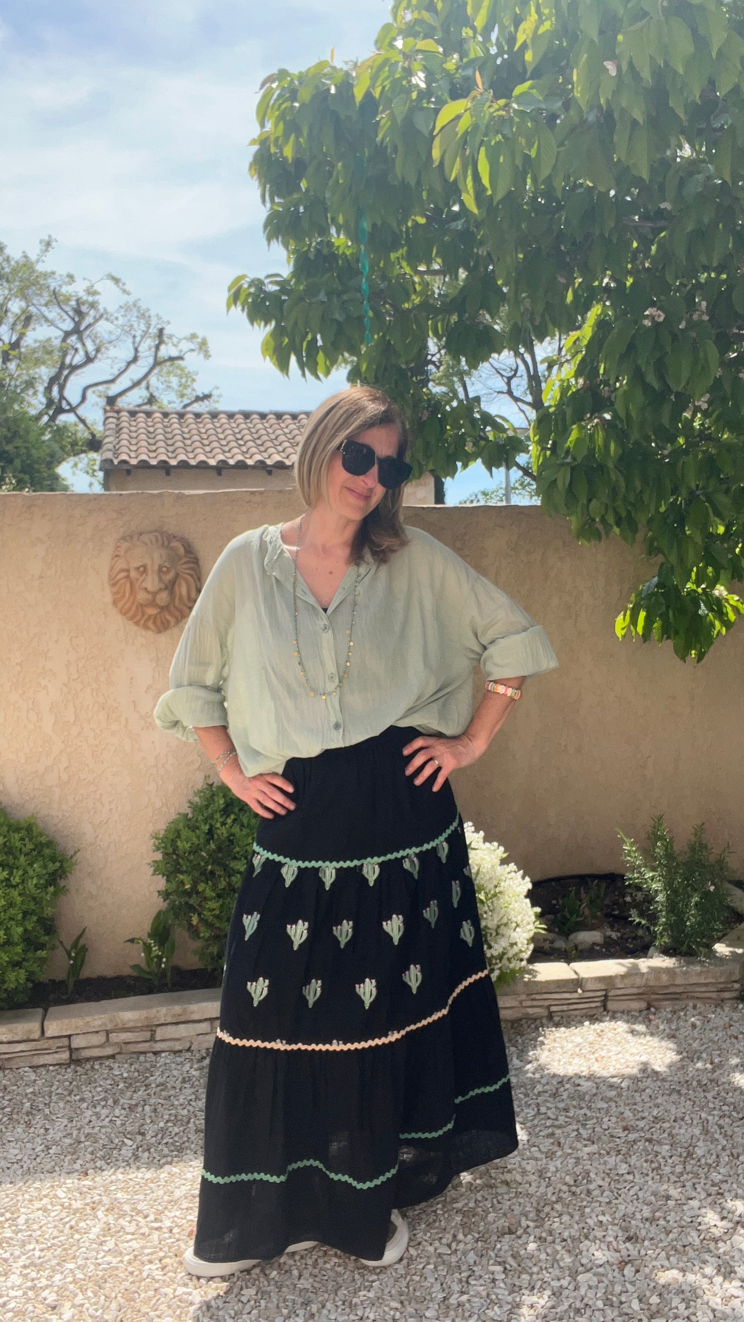 JUPE LONGUE NOIR BOHEME