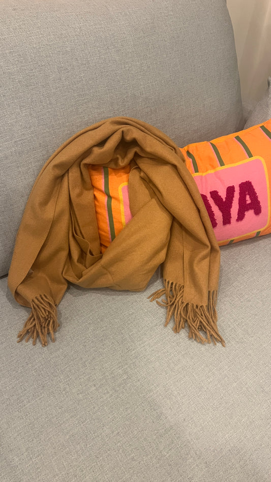 ECHARPE CAMEL "CASHEMIRE"