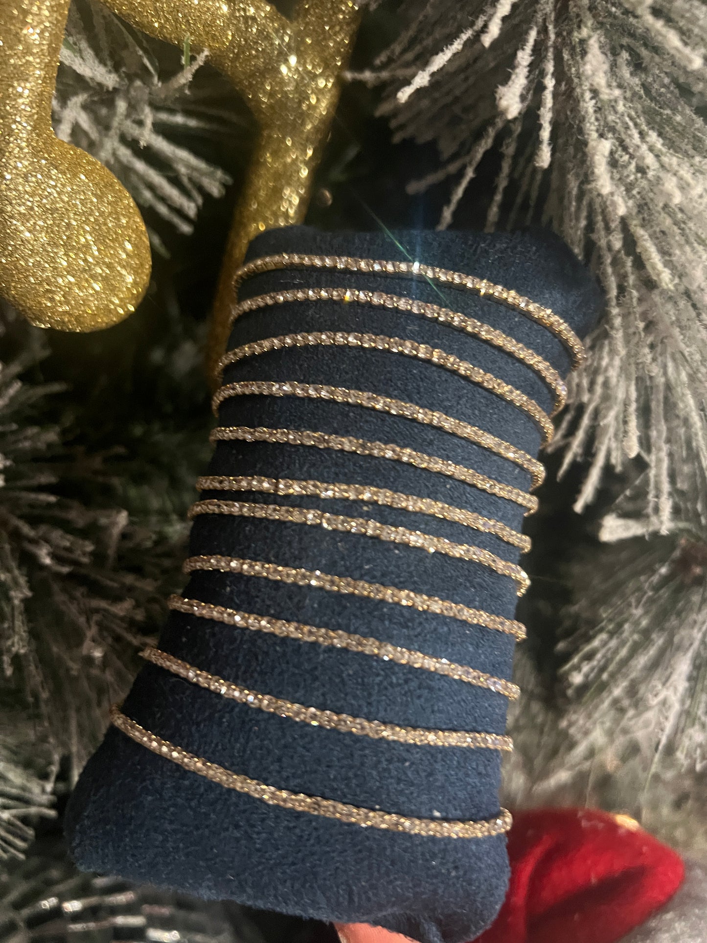 BRACELET ELASTIQUE FIN STRASS