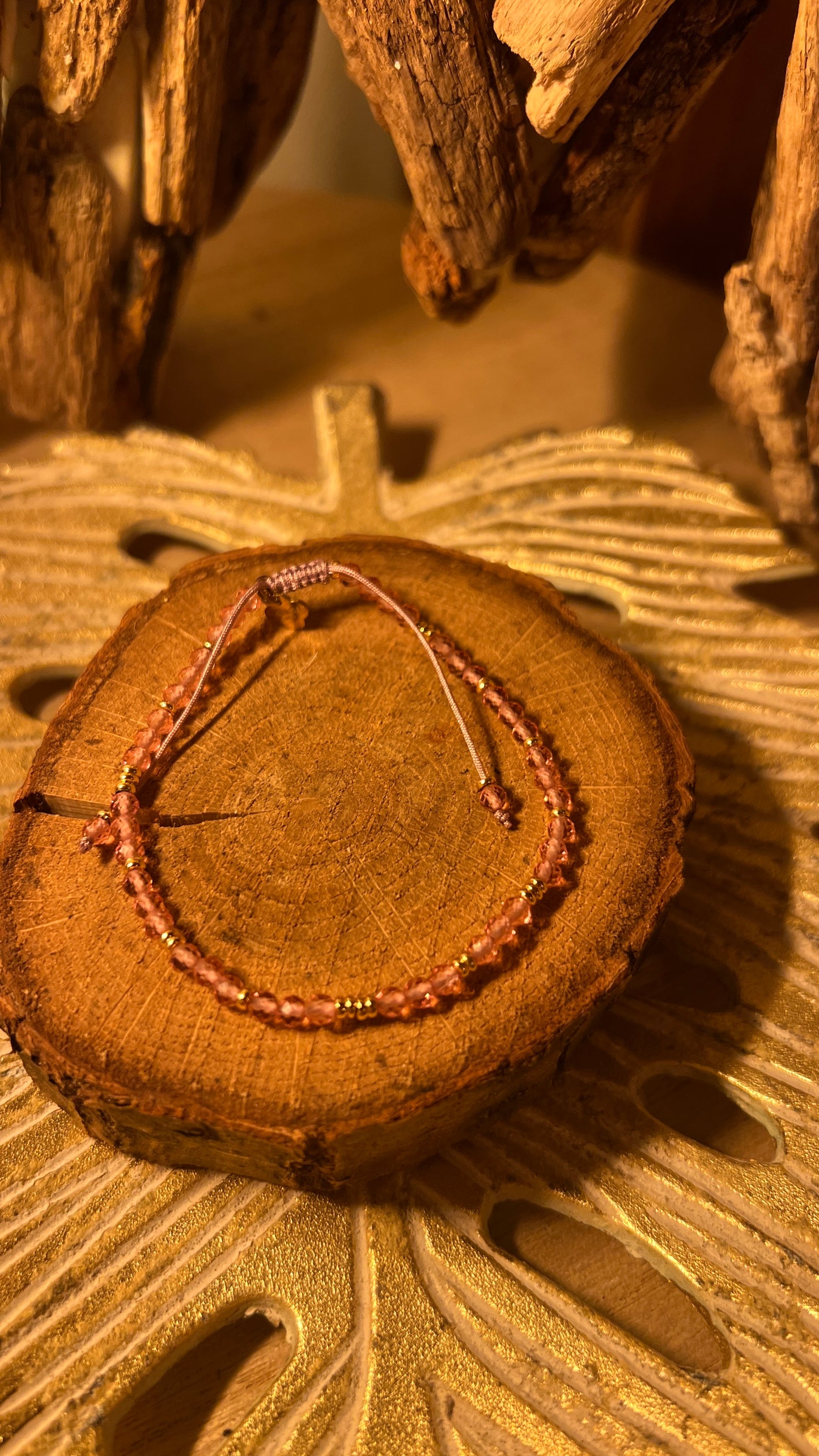 BRACELET PERLES REGLABLE