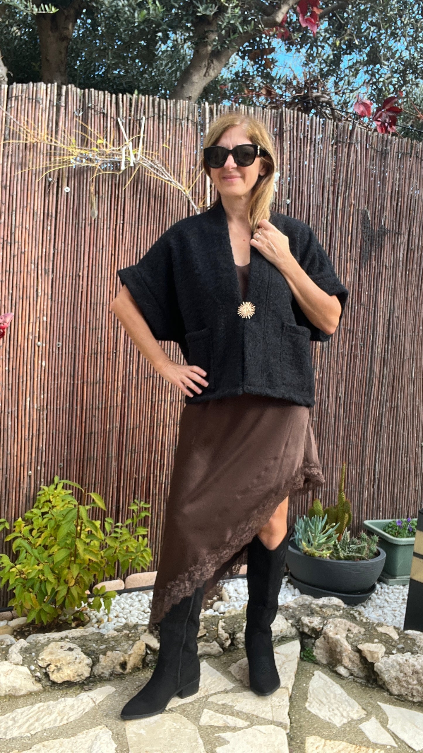 VESTE MANCHES COURTES "SOLEIL"