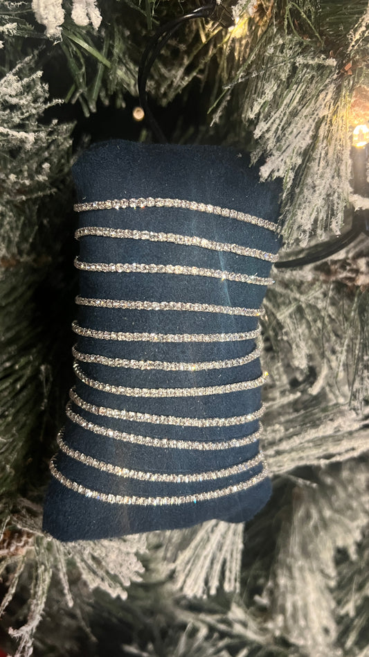 BRACELET ELASTIQUE FIN STRASS