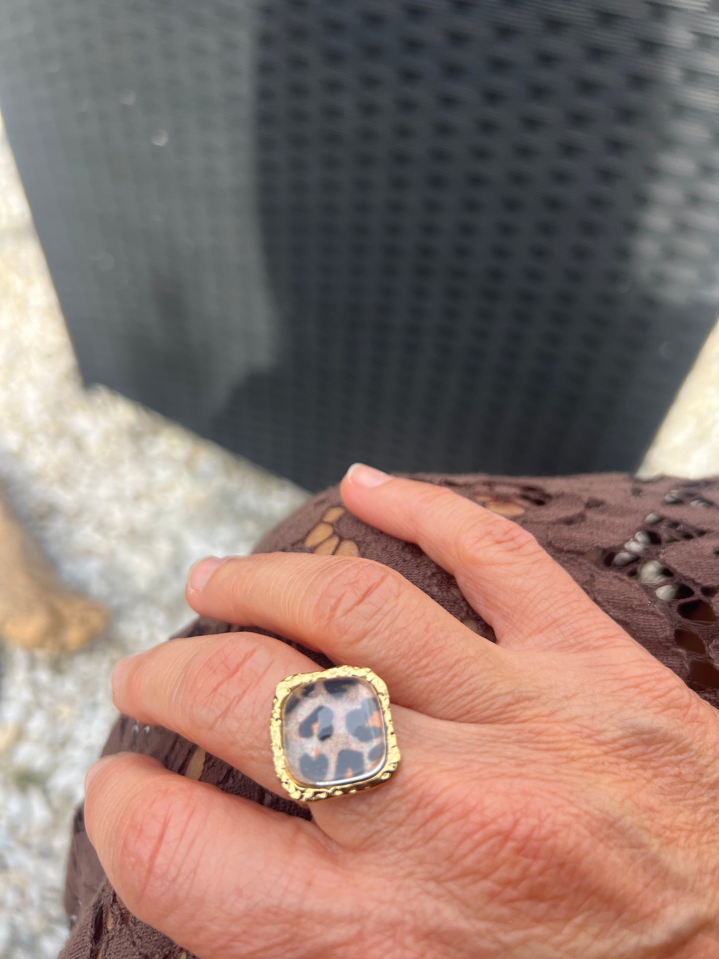 BAGUE "LEOPARD"