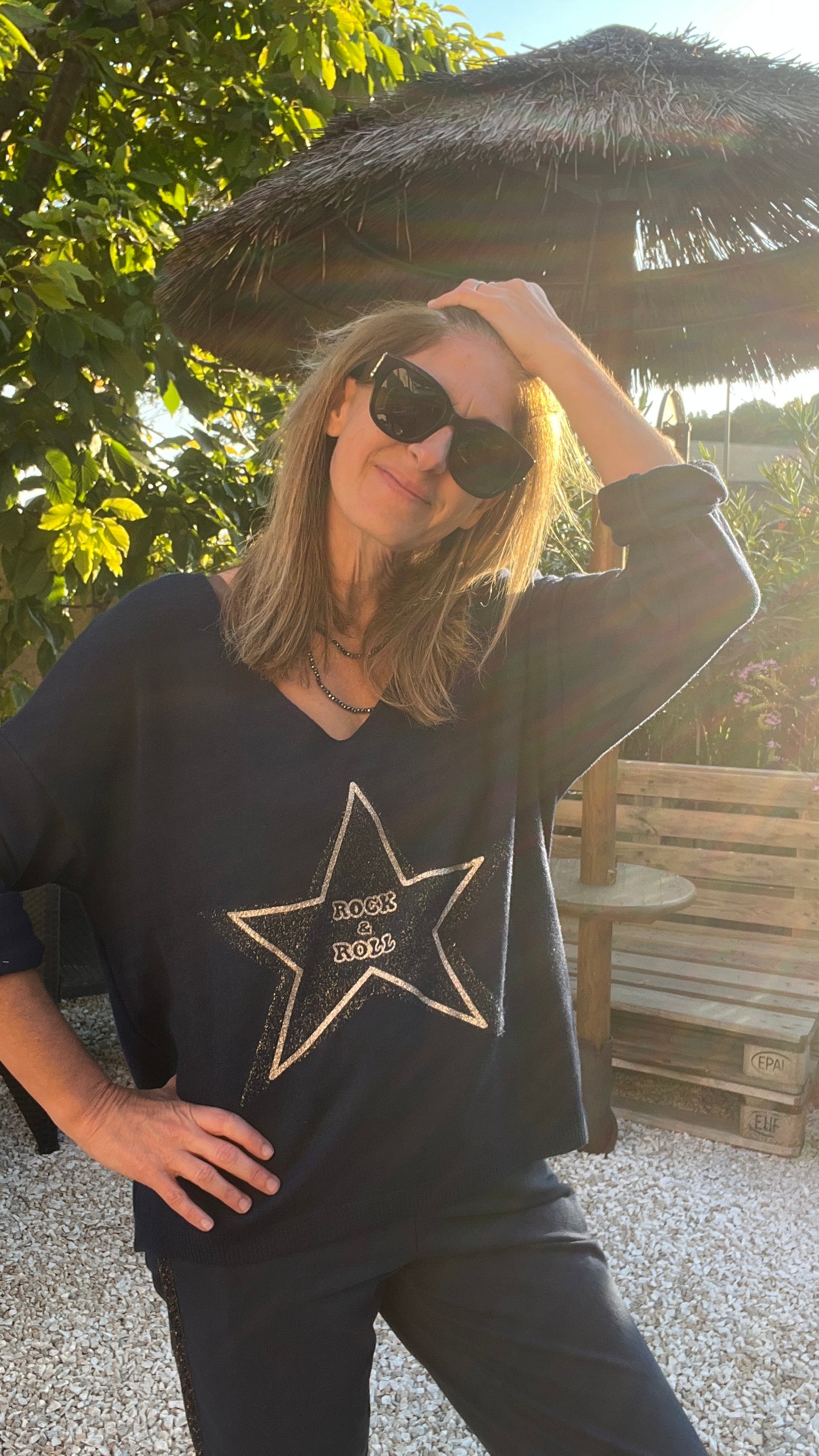 PULL BLEU MARINE "ROCK & ROLL'S"