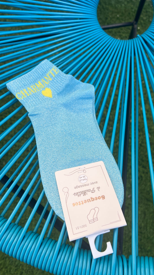 CHAUSSETTES PAILLETTES COURTES "CHARMANTE"
